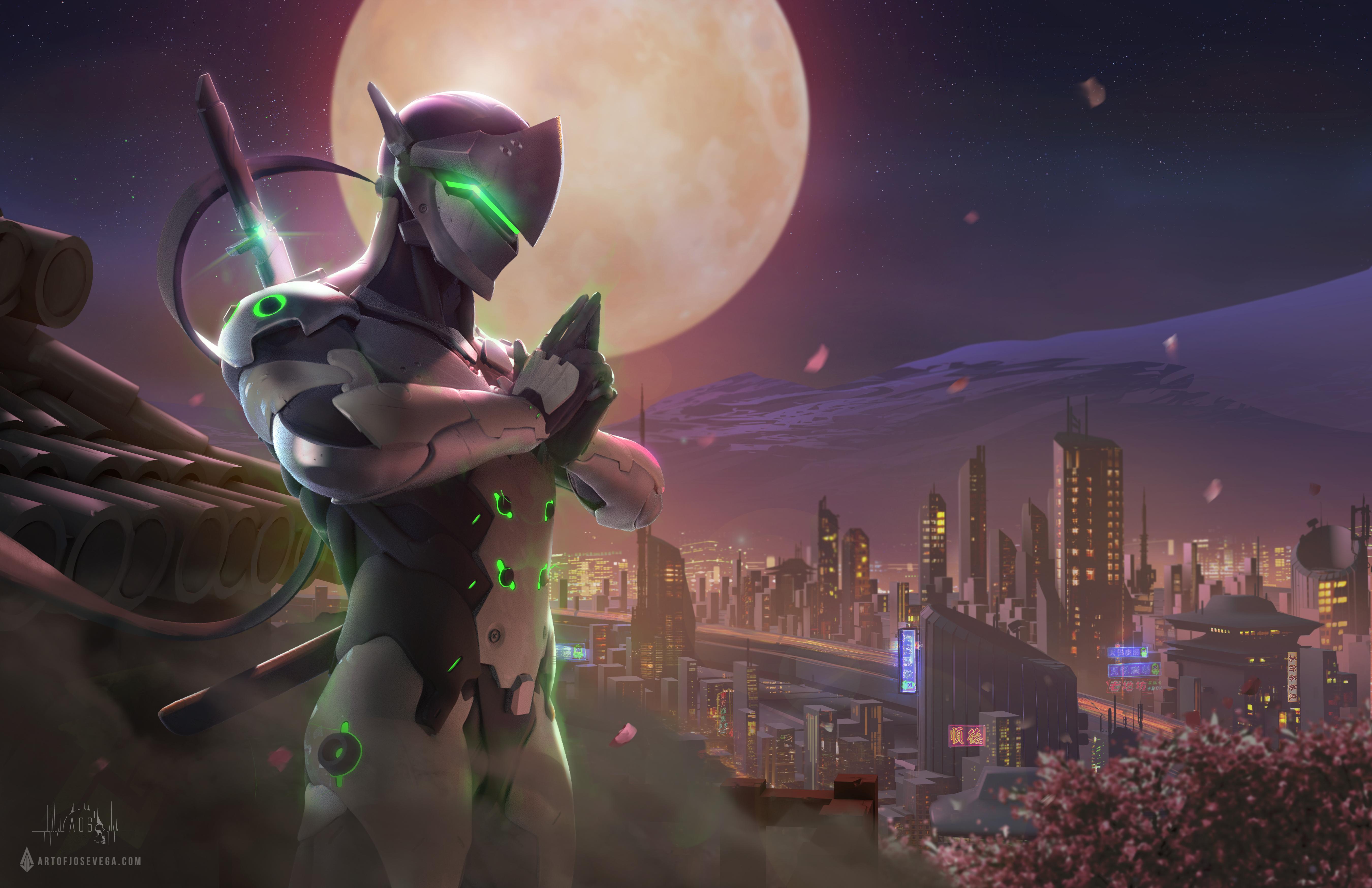 Overwatch Genji Wallpapers  Wallpaper Cave