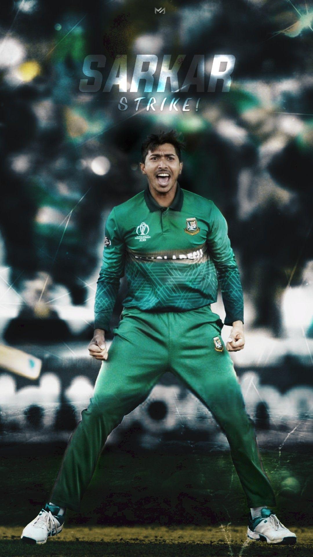 1080x1920 Soumya Sarkar Sarkar starike. Bangladesh cricket team, Cricket logo, Cricket team