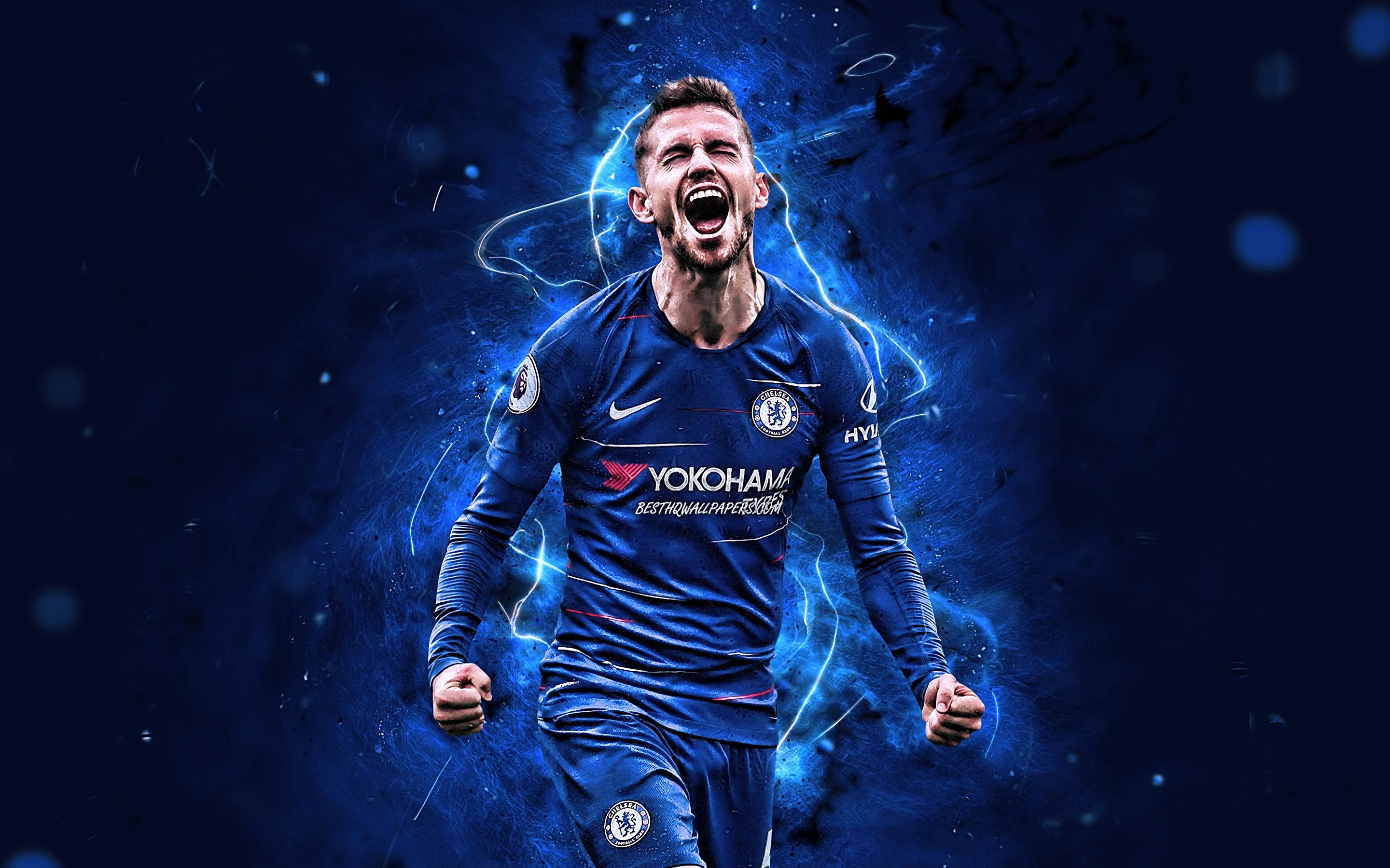 2880x1800 Download wallpaper Jorginho, italian footballers, Chelsea FC, goal, soccer, Jorge Luiz Frello Filho, Midfielder, Premier League, football, neon lights for desktop with resolution 2880x1800. High Quality HD picture wallpaper
