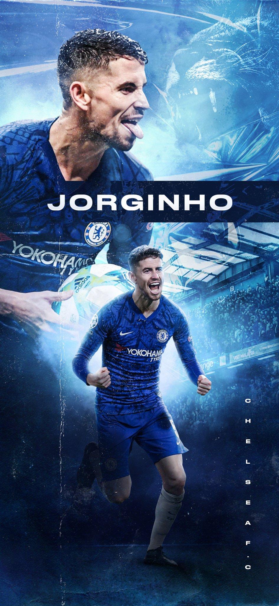946x2048 James Maluchnik Premier League is back today! A wallpaper for all the Blues fans featuring Jorginho! Ready for Villa on Sunday #CFC # Jorginho #Wallpaper #GraphicDesign