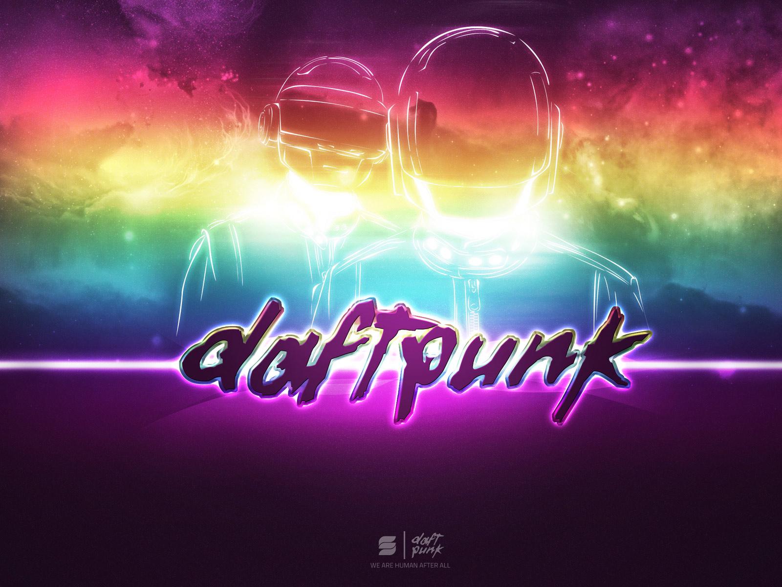 1600x1200 Daft Punk Space Vector Wallpaper Wallpaper