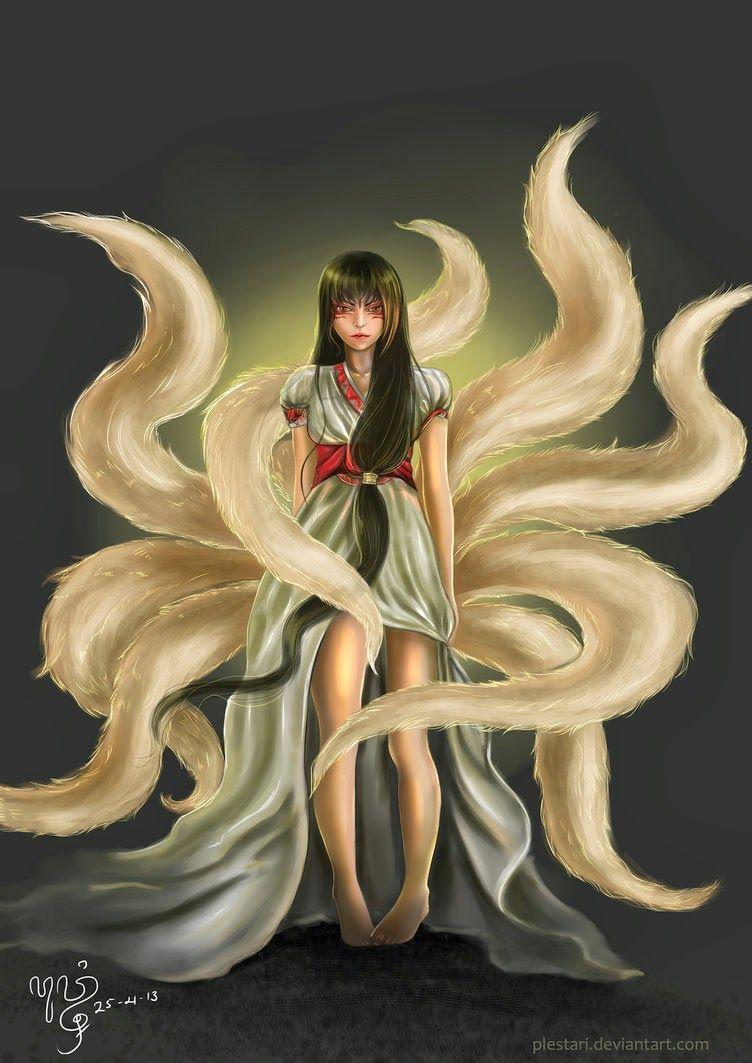 752x1063 DragonsFaeriesElves&theUnseen : Korea Gumiho tailed fox art, Fox art, Fox spirit