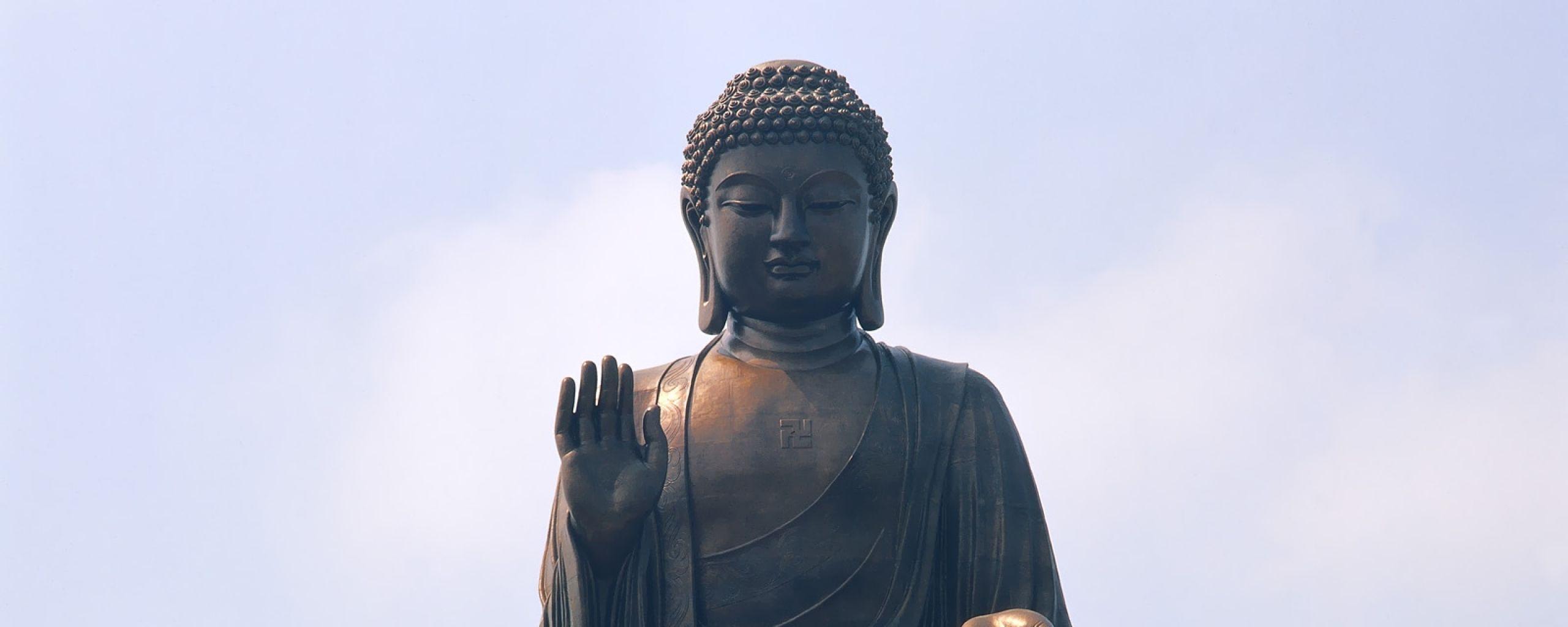 2560x1024 buddhism wallpaper dual screen 4. Dual Monitor Wallpaper