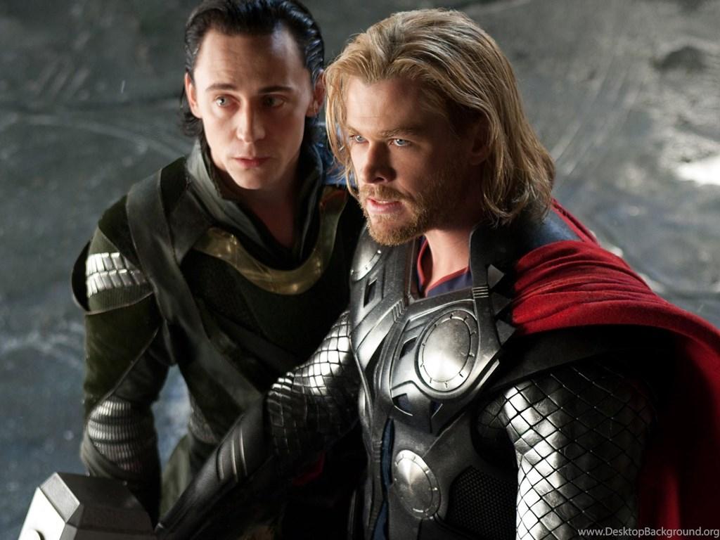 1024x768 Loki And Thor In Asgard Movie Desktop Wallpaper Desktop Background