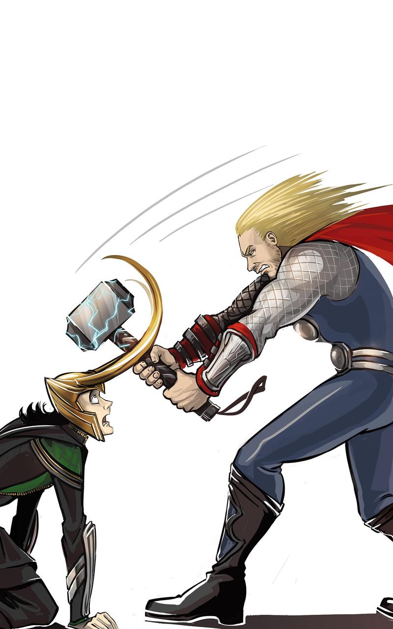800x1280 Thor Vs Loki Nexus Samsung Galaxy Tab Note Android Tablets HD 4k Wallpaper, Image, Background, Photo and Picture