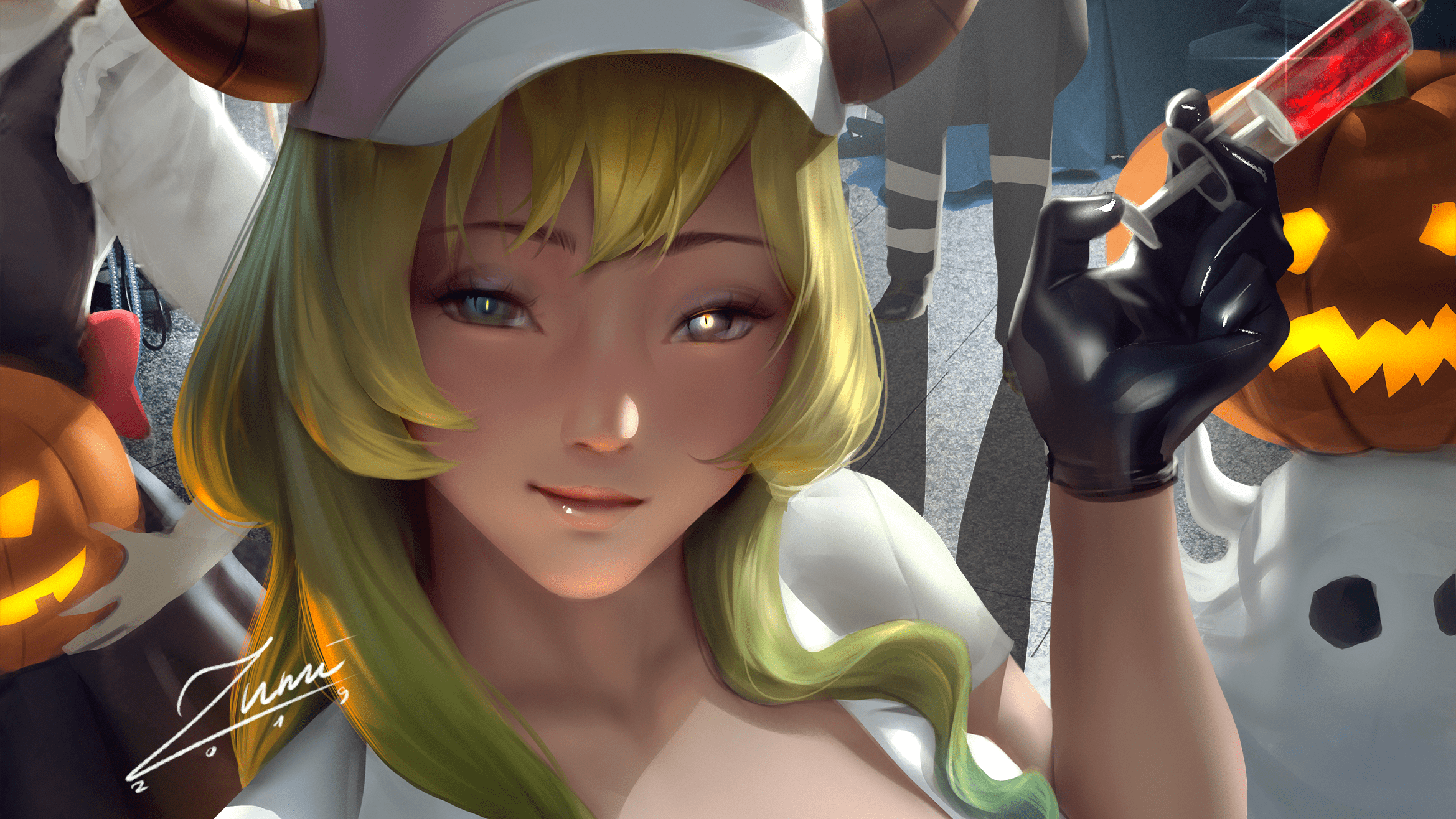 2339x1316 Wallpaper / Anime, Anime Girls, Quetzalcoatl (Kobayashi San Chi No Maid Dragon), Kobayashi San Chi No Maid Dragon, Green Hair, Zumidraws, Zumi, Lucoa (Kobayashi San Chi No Maid Dragon)