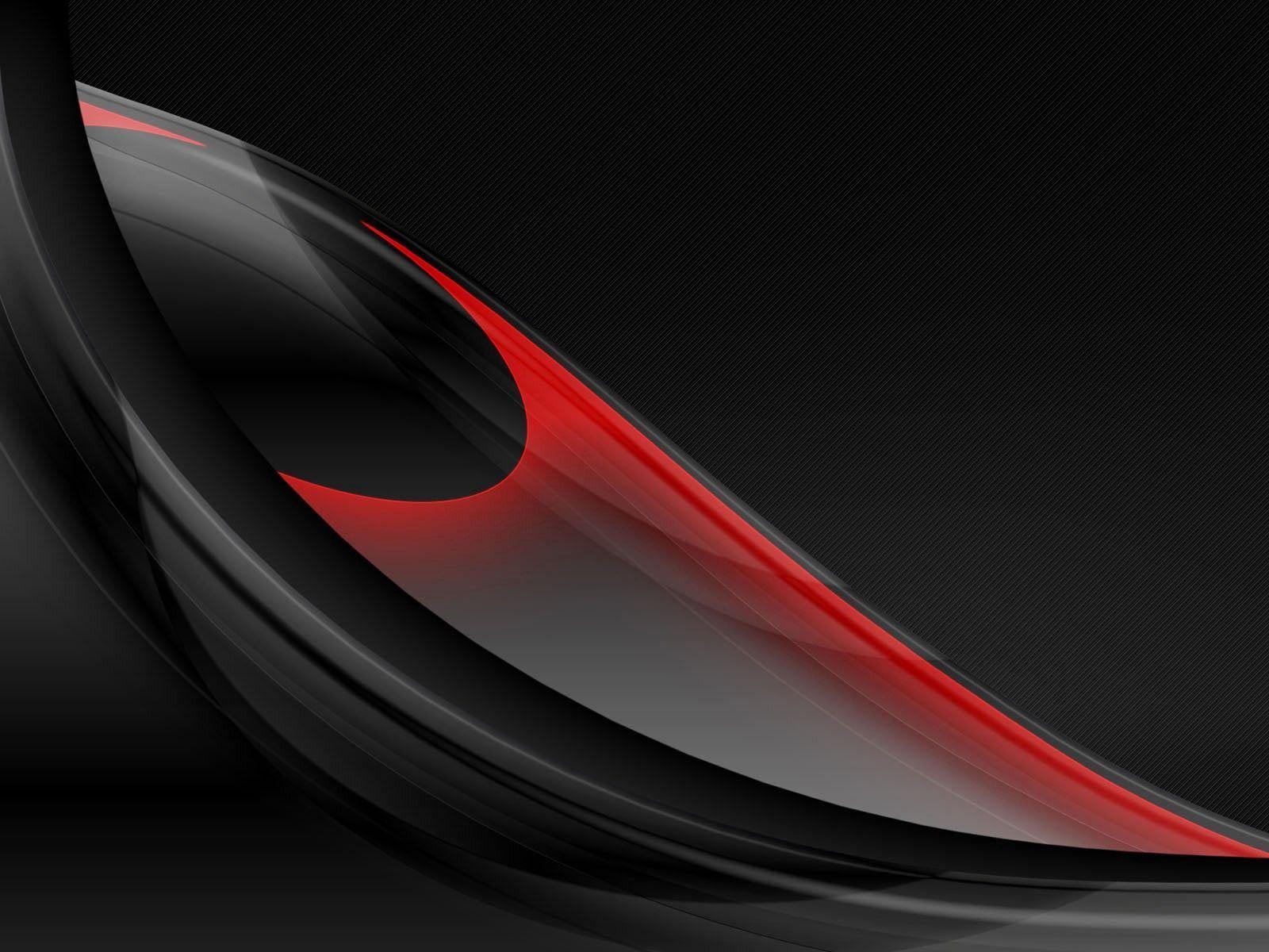 1600x1200 iPhone Black Red Shards Wallpaper