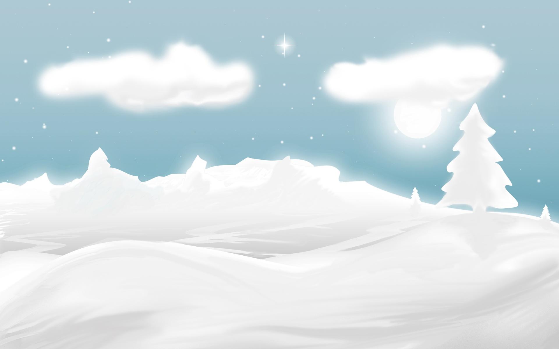 1920x1200 Winter Illustration wallpaper. Winter Illustration