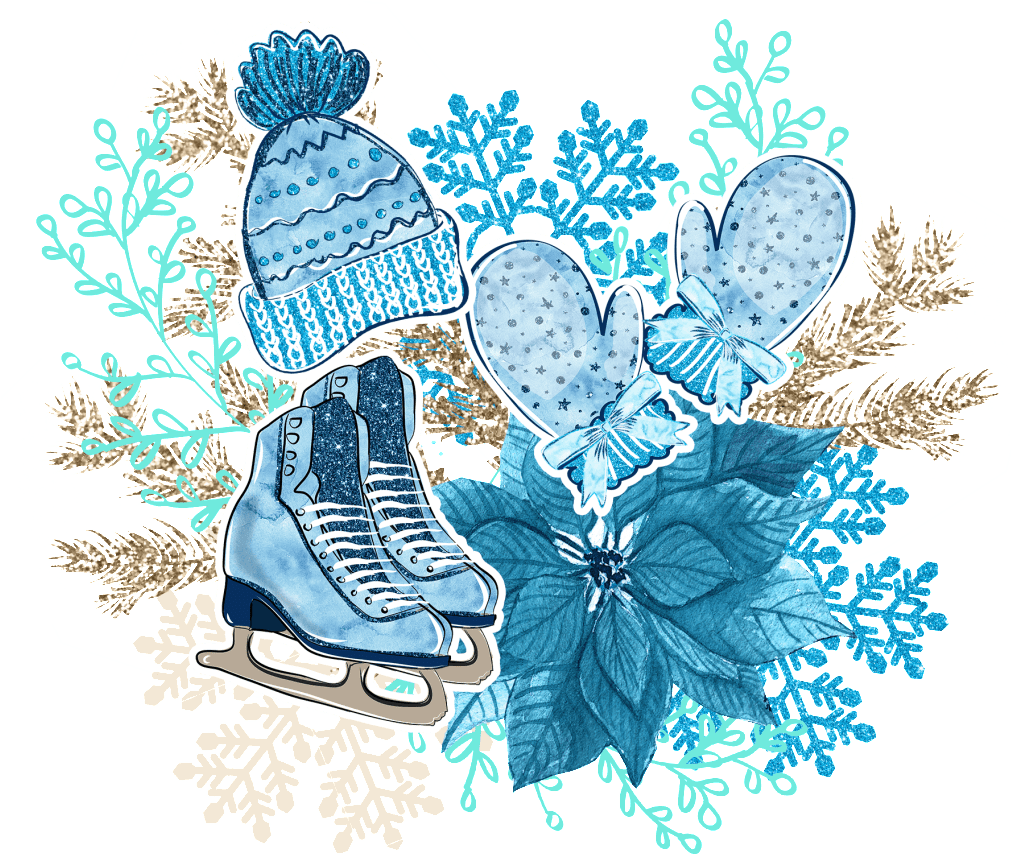 1011x855 Winter Watercolor Elements Free Illustration. Full Size PNG Download