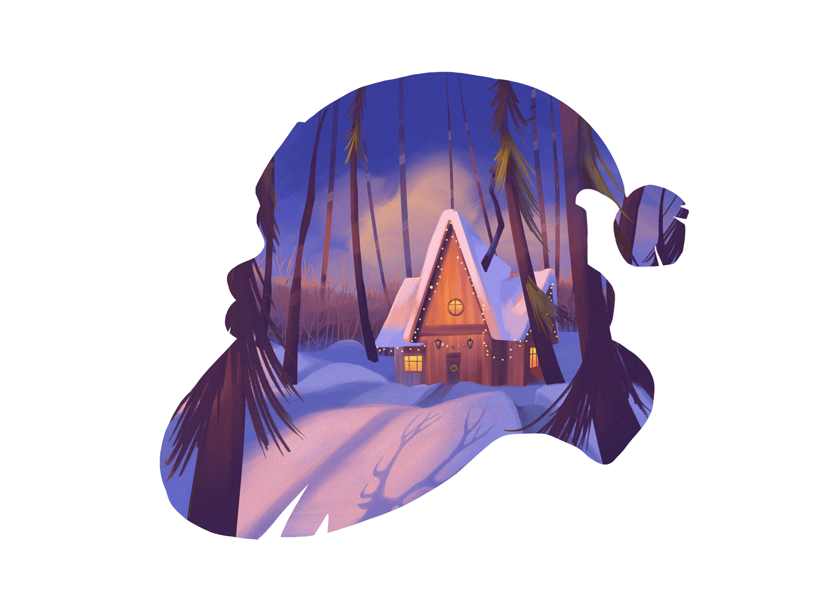 1600x1200 Illustrations to Share Winter Beauty and Christmas Magic