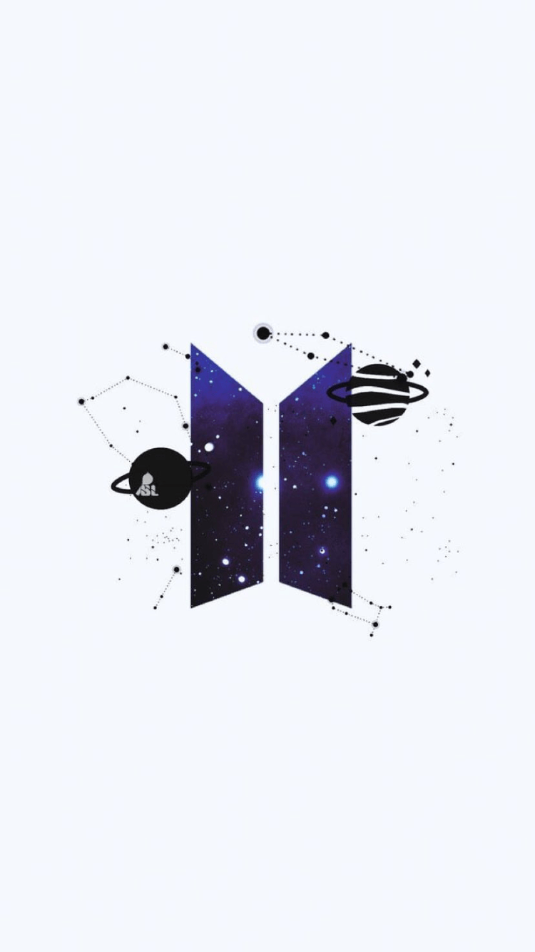 750x1334 Bangtan Logo Phone Wallpaper