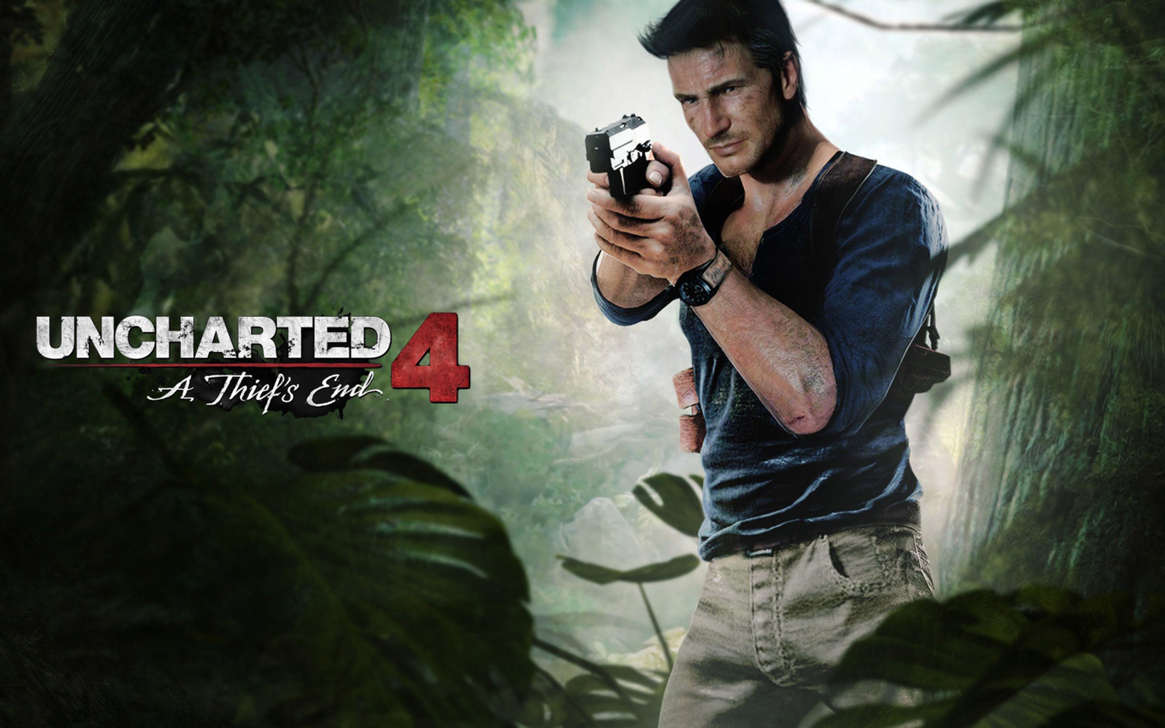 3840x2400 HD Background Uncharted 4 A Thief's End Game Nathan Drake Wallpaper