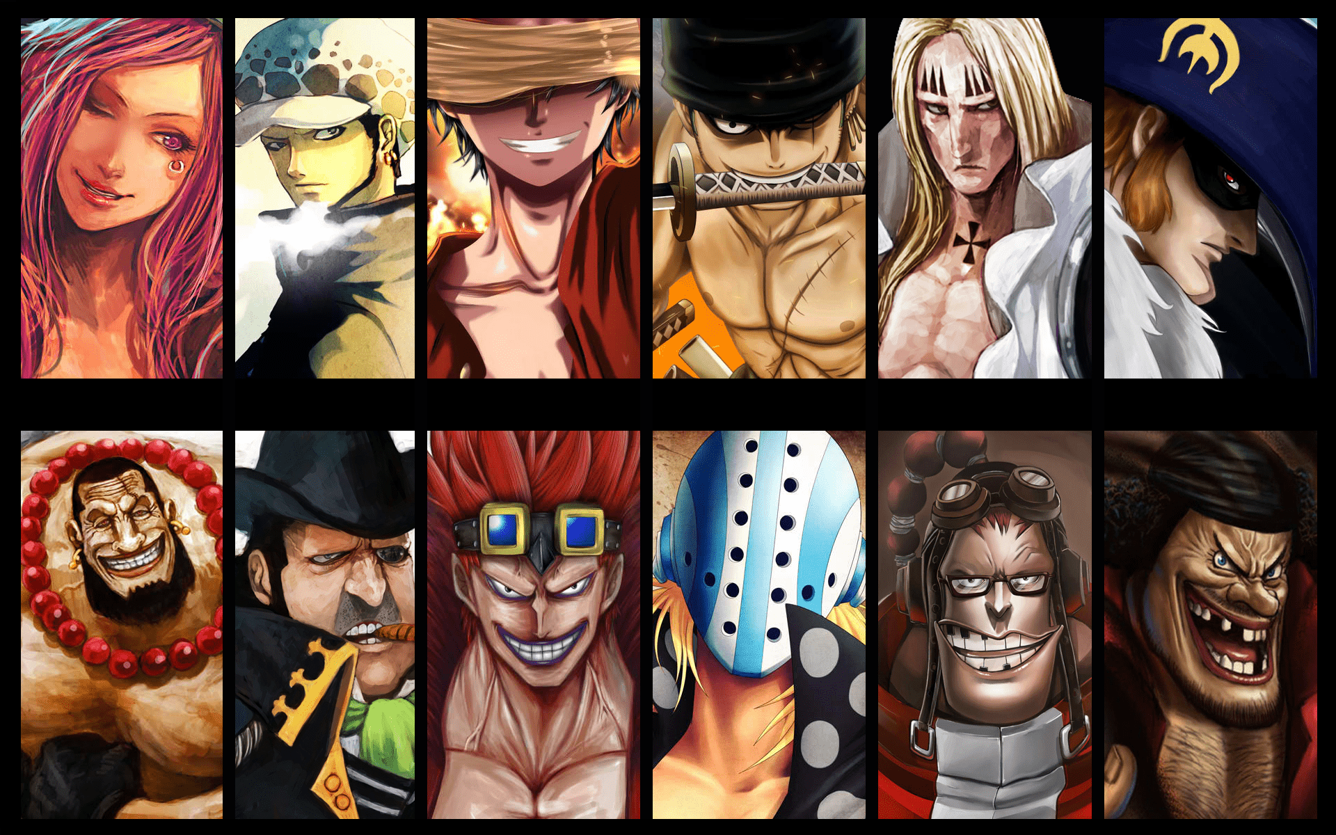 1920x1200 #anime, #Roronoa Zoro, #One Piece, #Trafalgar Law, #Monkey D. Luffy wallpaper. Mocah HD Wallpaper