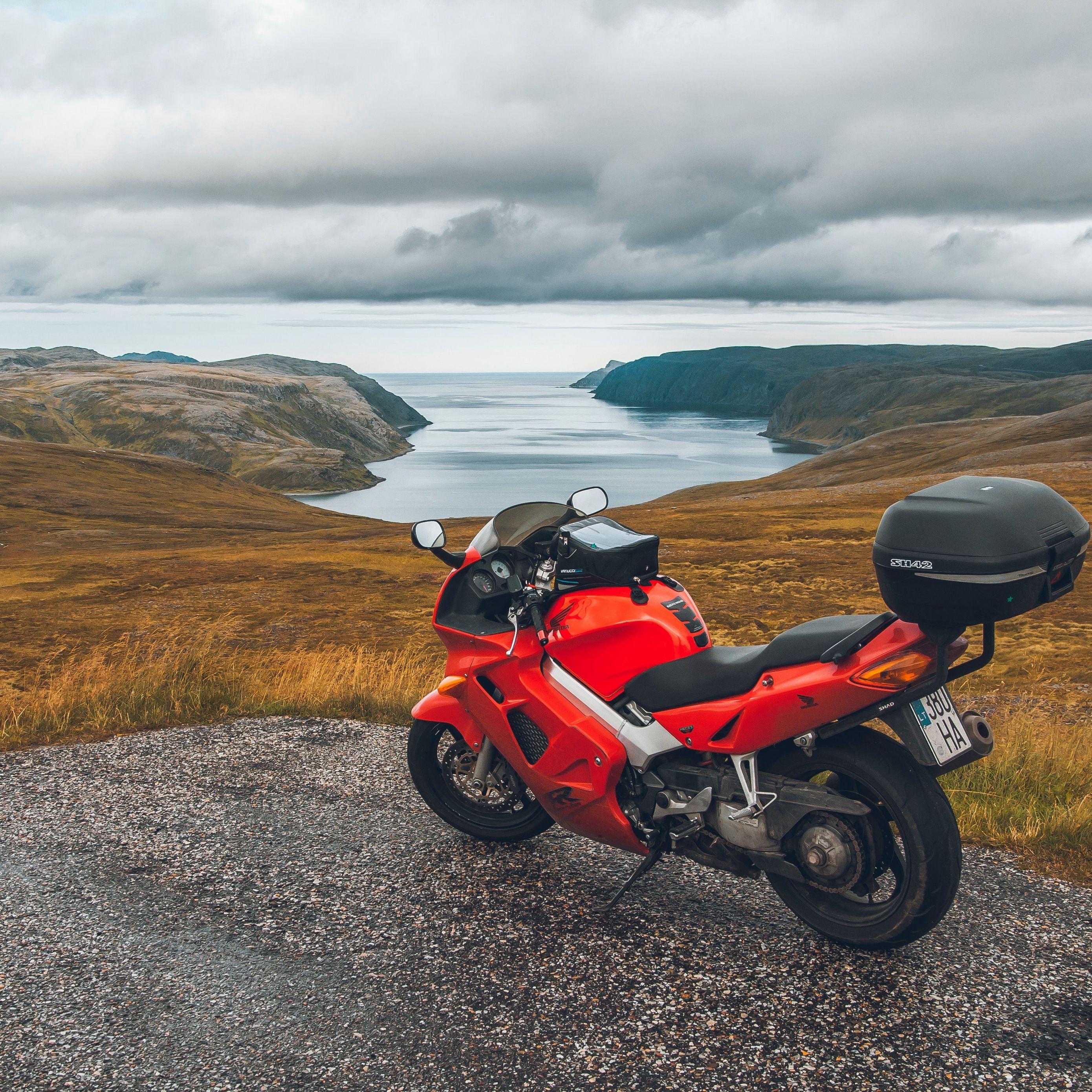 2780x2780 Download wallpaper 2780x2780 honda, motorcycle, bike, mountains, sea, travel ipad air, ipad air ipad ipad ipad mini ipad mini ipad mini ipad pro 9.7 for parallax HD background