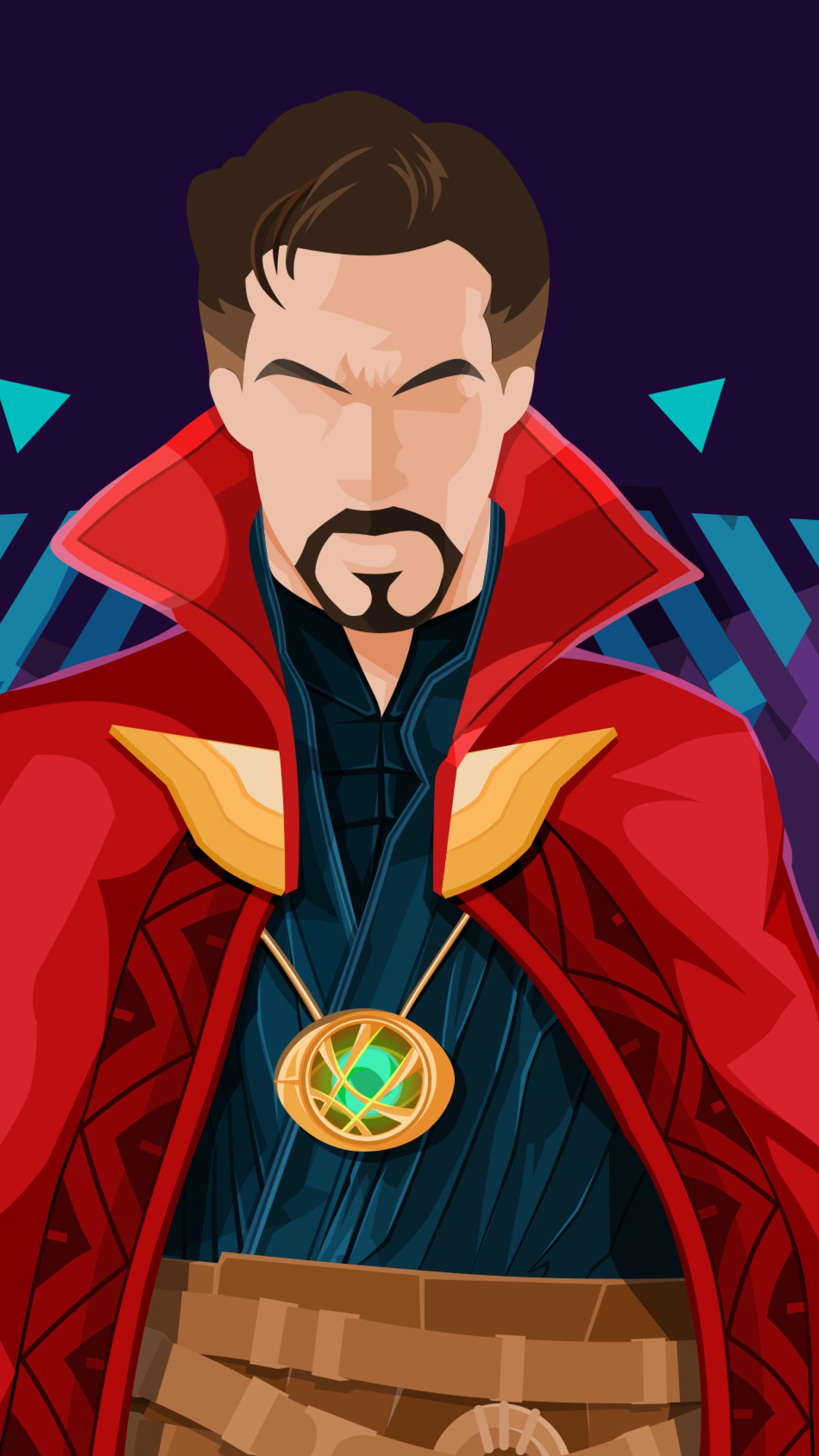 2160x3840 Easy Doctor Strange Drawing HD Wallpaper