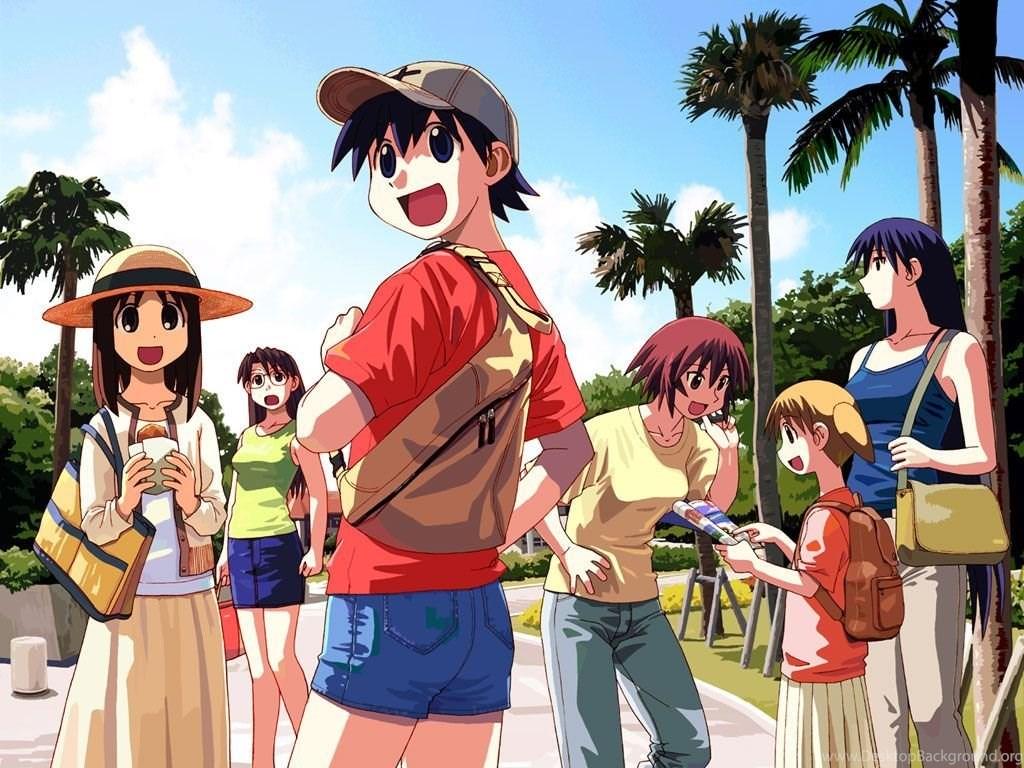 1024x768 Azumanga Daioh Wallpaper Desktop Background