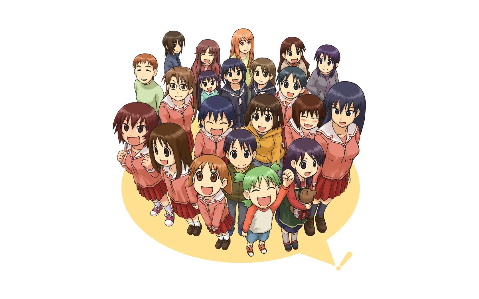 1680x1050 Azumanga Daioh Yotsuba Yotsubato wallpaperx1050