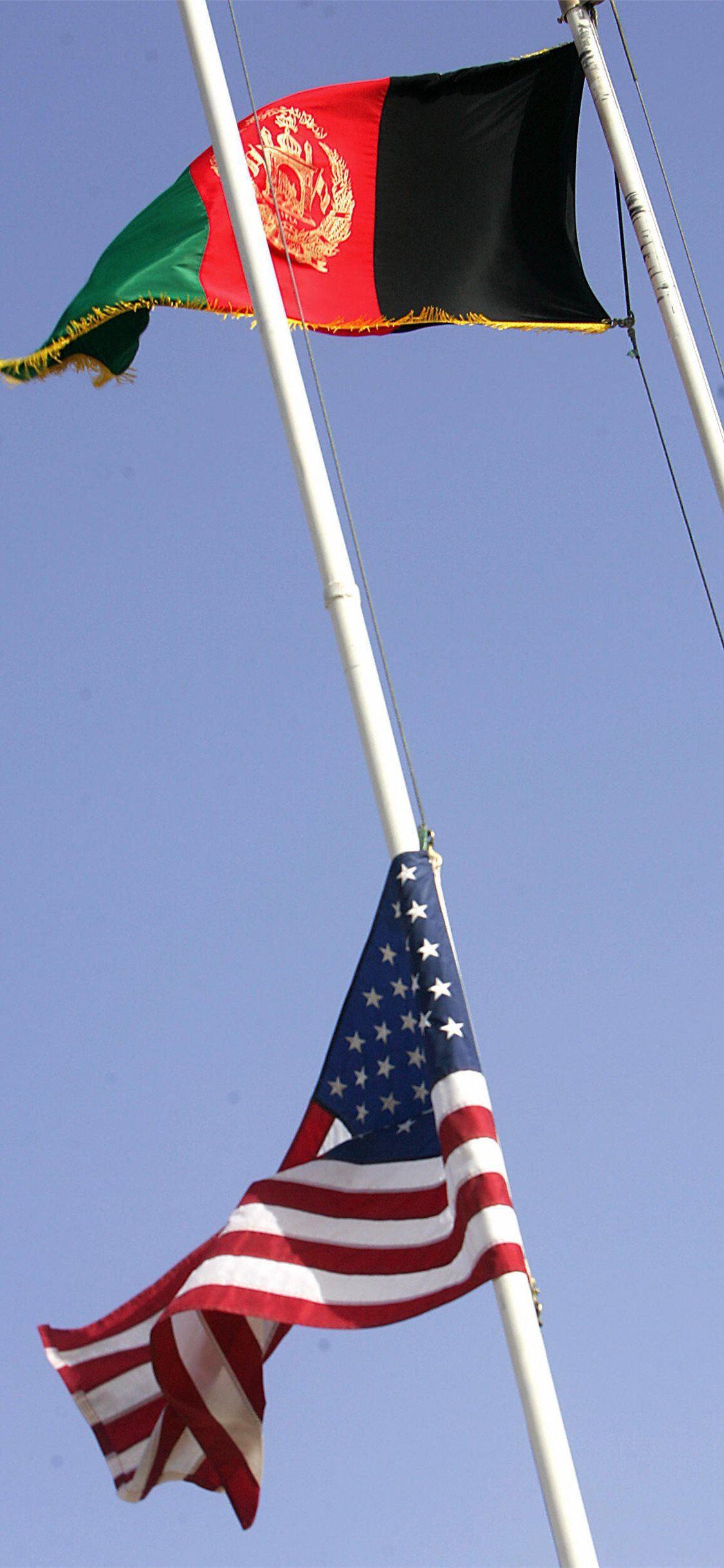 1125x2436 afghanistan flag iPhone Wallpaper Free Download