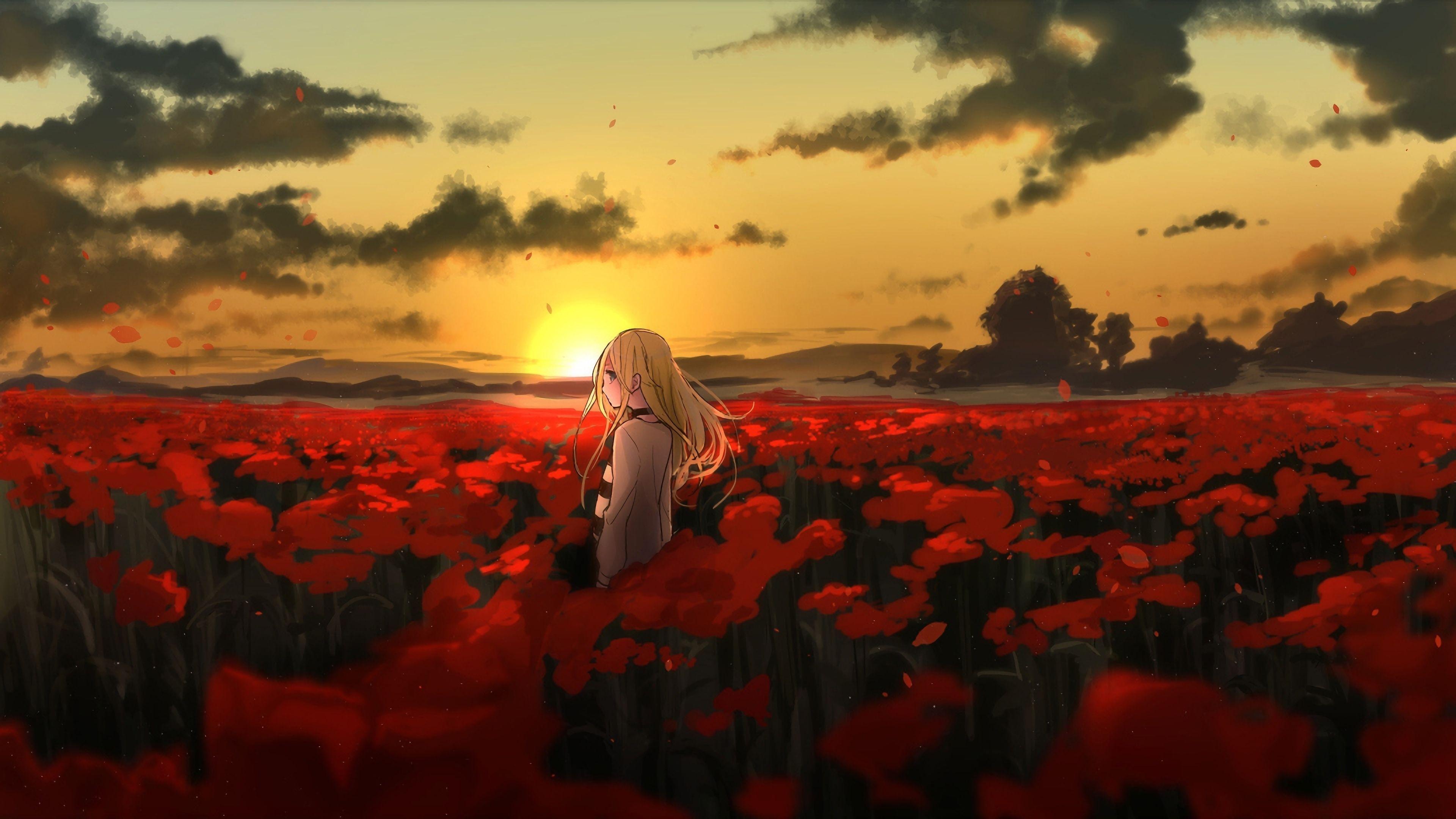 3840x2160 Download 3840x2160 Wallpaper Outdoor, Flowers, Farm, Satsuriku No