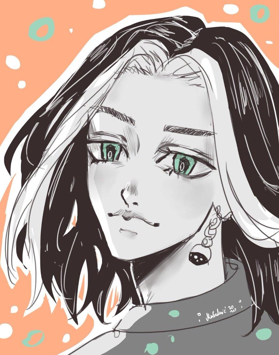 944x1200 ✧*。Illumi ✧*。reading steel ball run kazutora sketch from this morning ✌️ #tokyorevengers #fanart #manga #kazutora