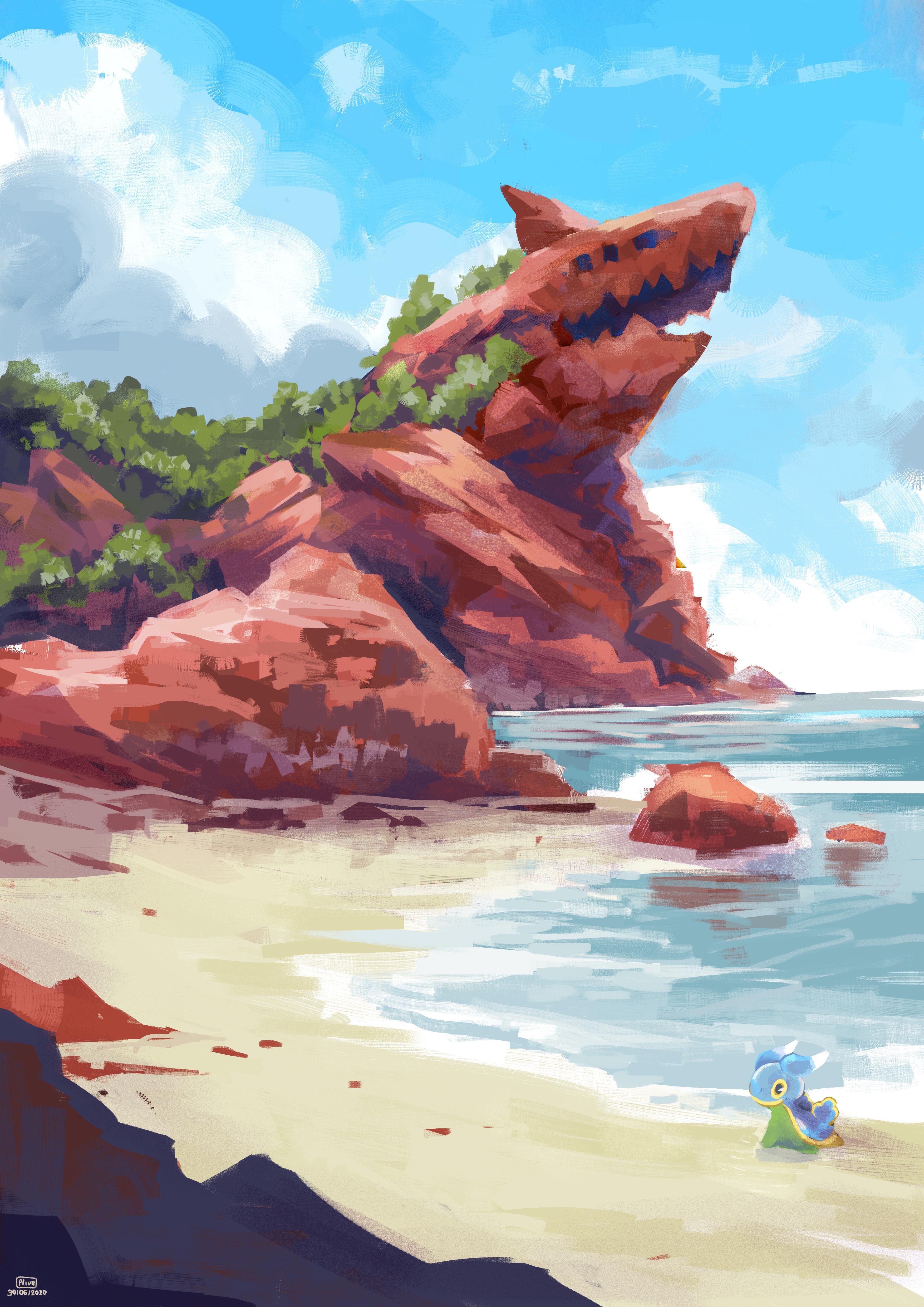 3508x4961 Guess what I also made Sharpedo Bluff: MysteryDungeon
