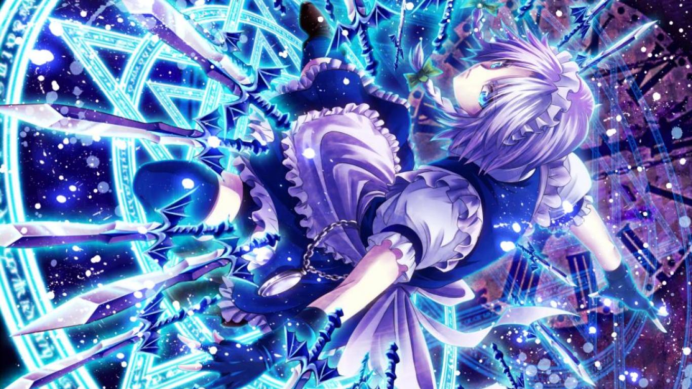 Sakuya Izayoi Wallpapers Top Free Sakuya Izayoi Backgrounds WallpaperAccess