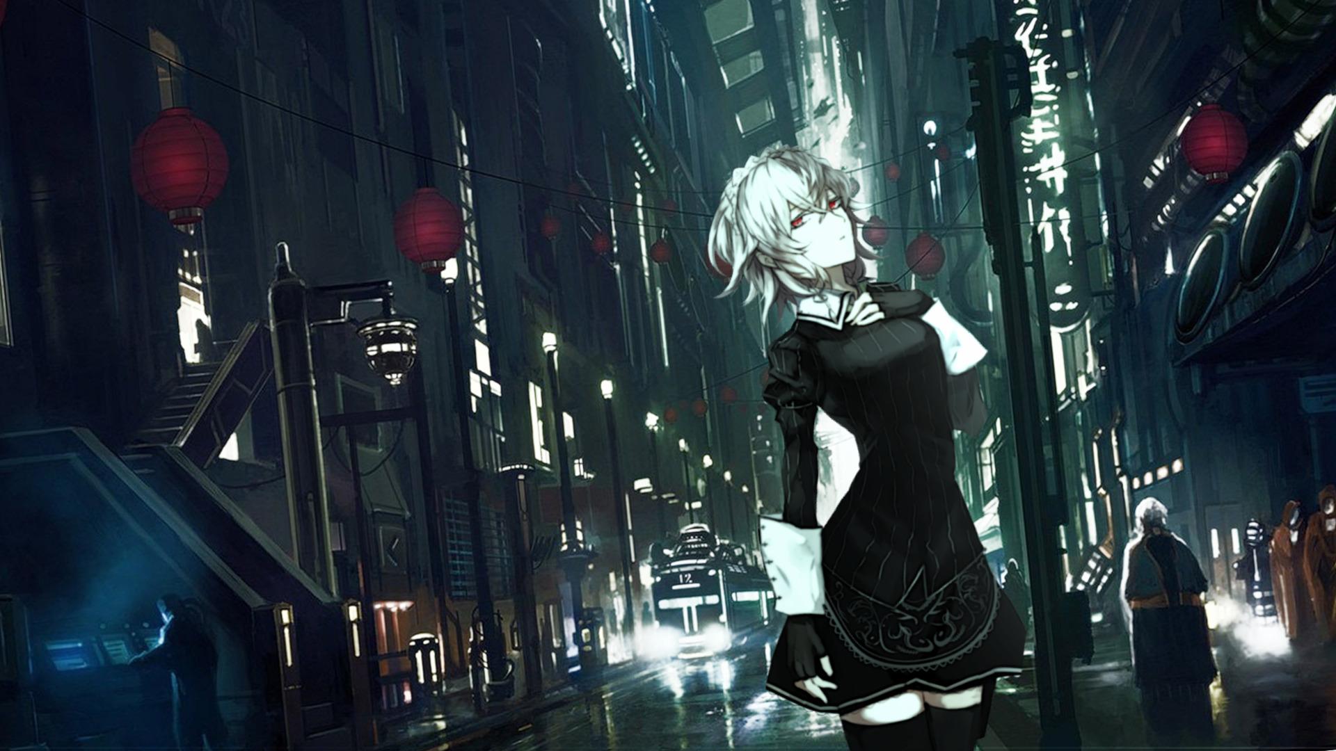1920x1080 Sakuya Izayoi Cyberpunk Wallpaper