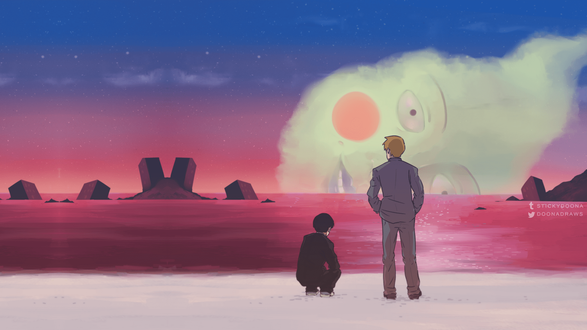 1920x1080 End of Evangelion Shigeo Kageyama HD Wallpaper
