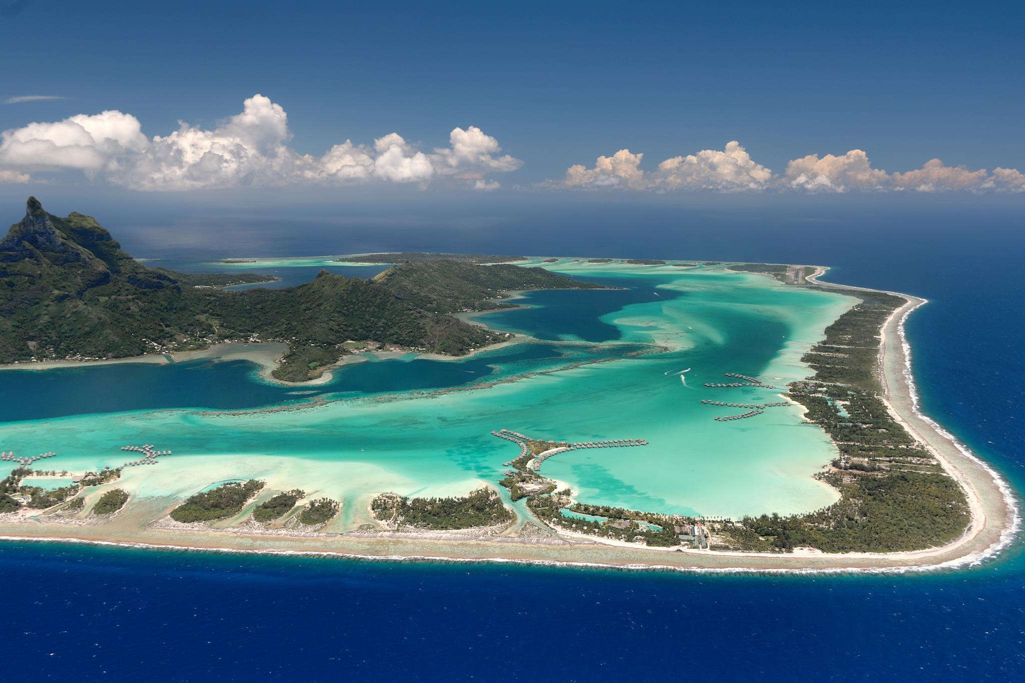 2048x1365 Reef Around Bora Bora HD desktop wallpaper : Widescreen : High