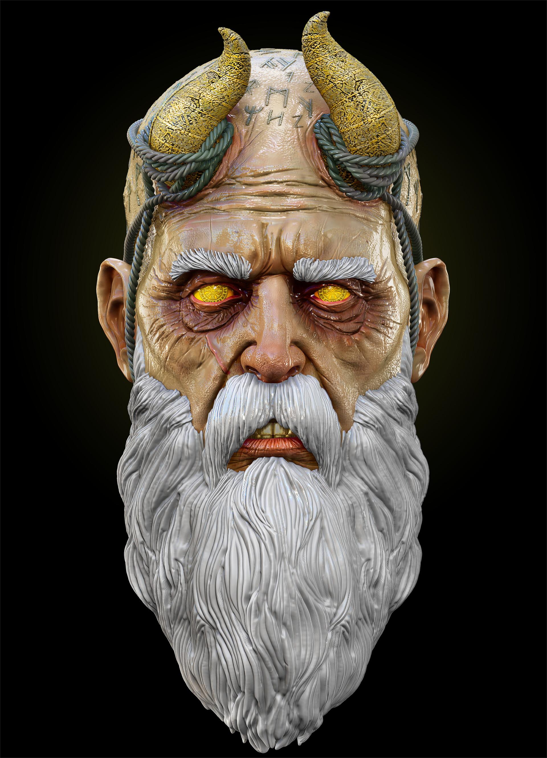 1920x2659 Mímir God Of War
