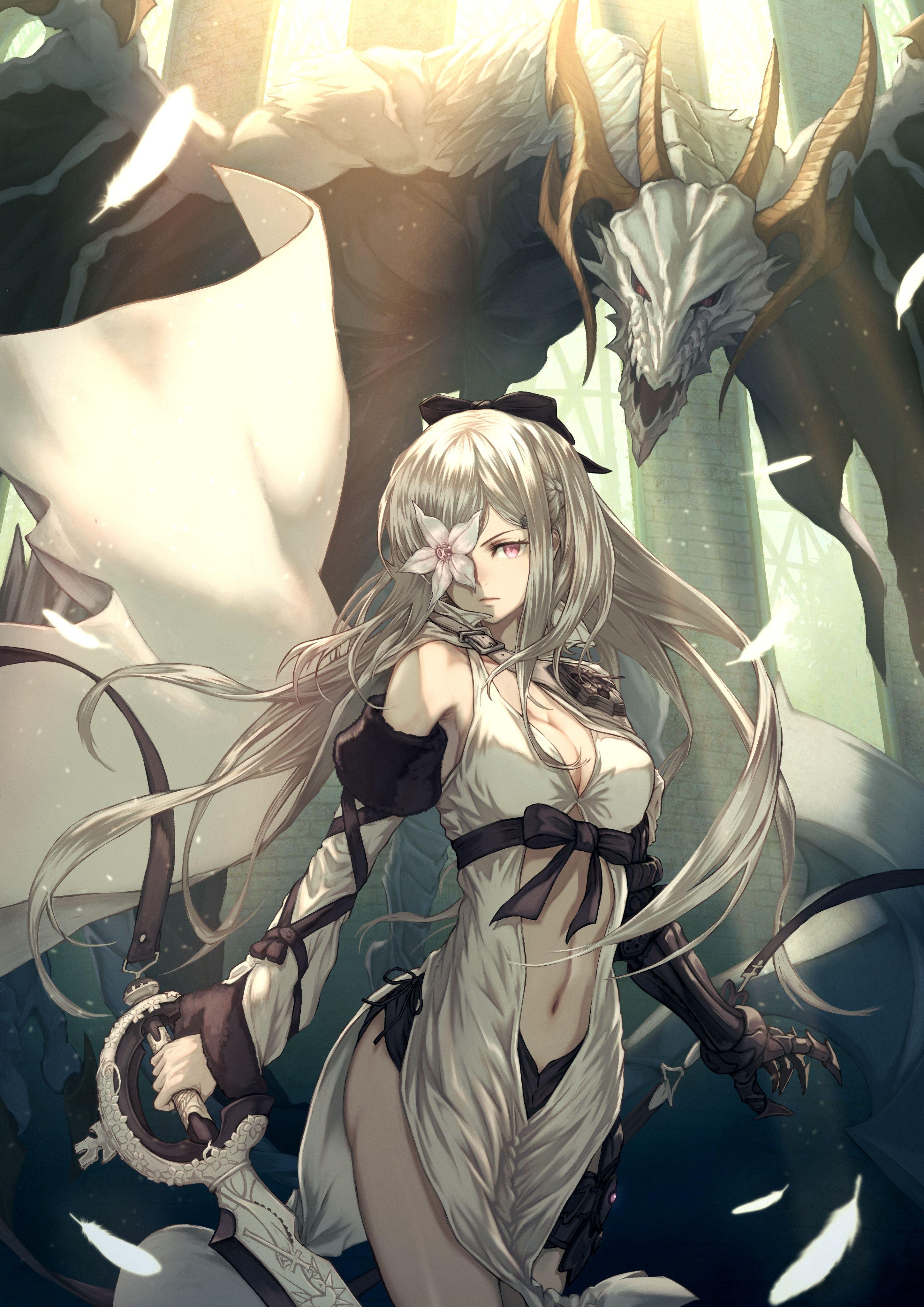 2894x4093 Drakengard 3 Phone Wallpaper