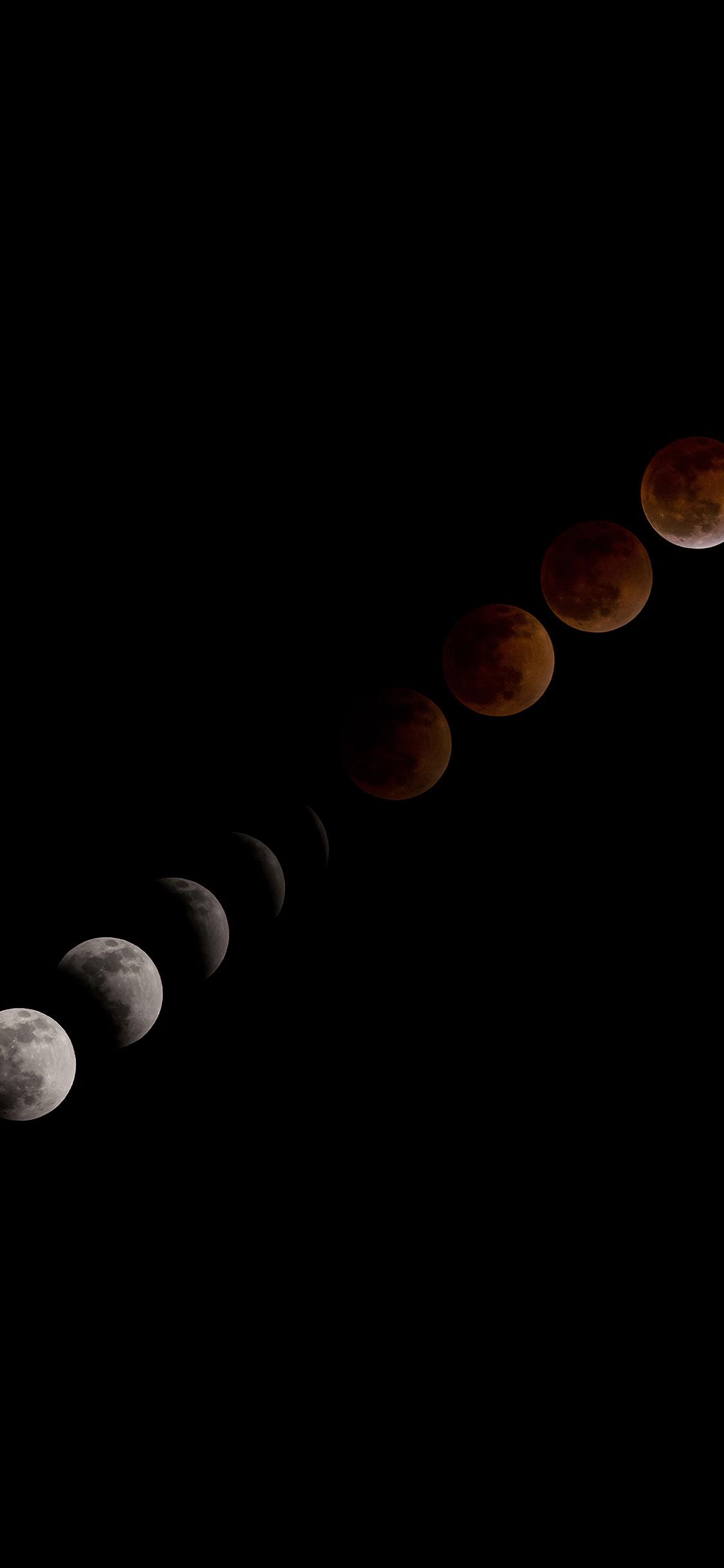 1125x2436 HD Apple iPhone Moon Wallpaper