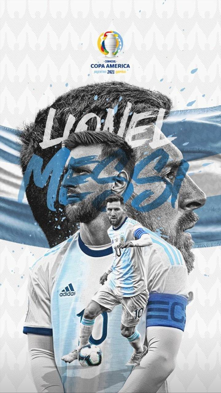 720x1280 Messi Copa America 2021 Wallpaper