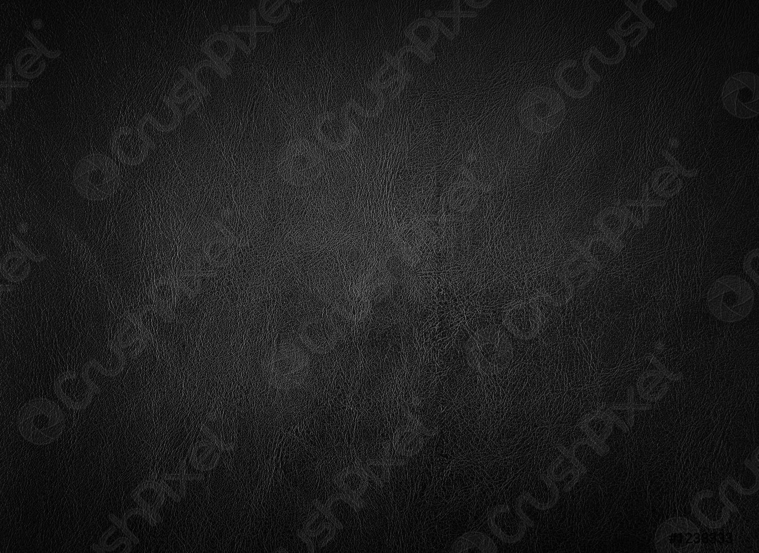 1500x1093 Dark black leather texture background