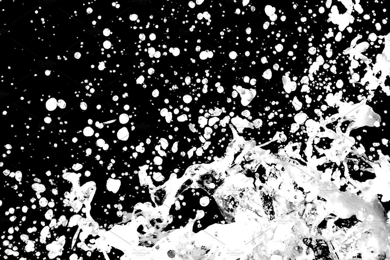 1360x906 Black And White Splash Background Texture. High Quality Abstract Creative Market