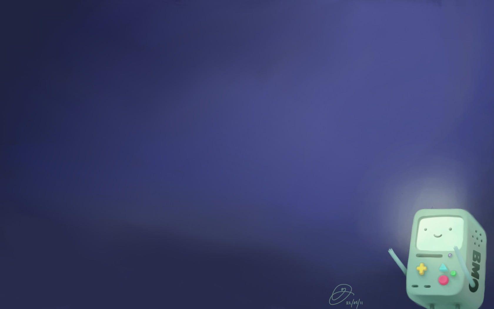 1680x1050 HD wallpaper: white electronic device, Adventure Time, BMO, copy space, no people 4K of Wallpaper for Andriod