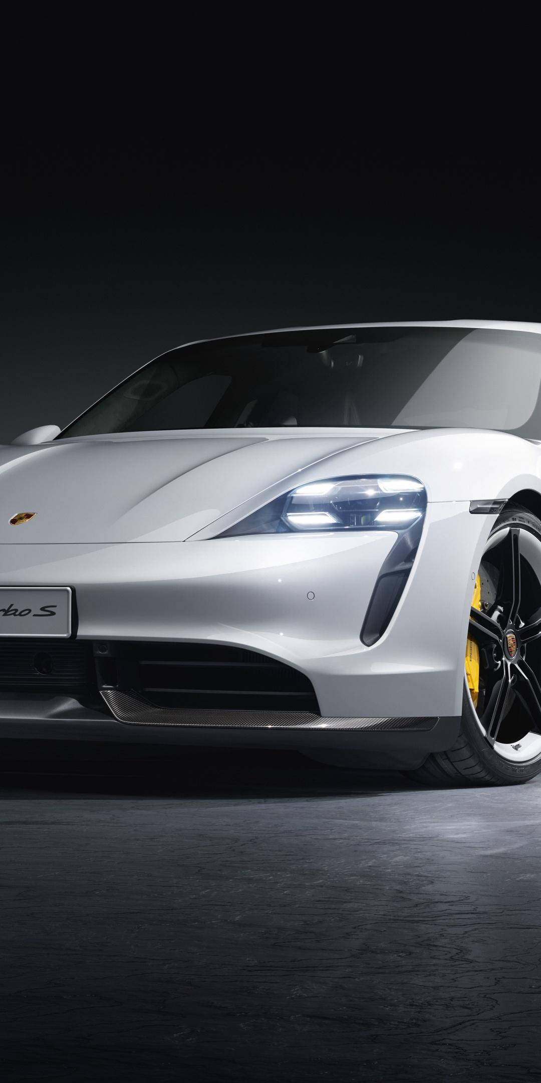 1080x2160 Porsche Taycan Turbo S Wallpaper 4K, Sports Cars, 5K, Black Dark