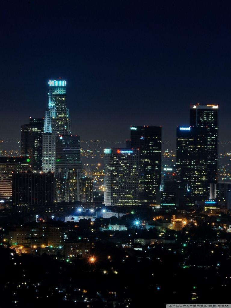 Dashing Los Angeles म Night डसकटप फट By