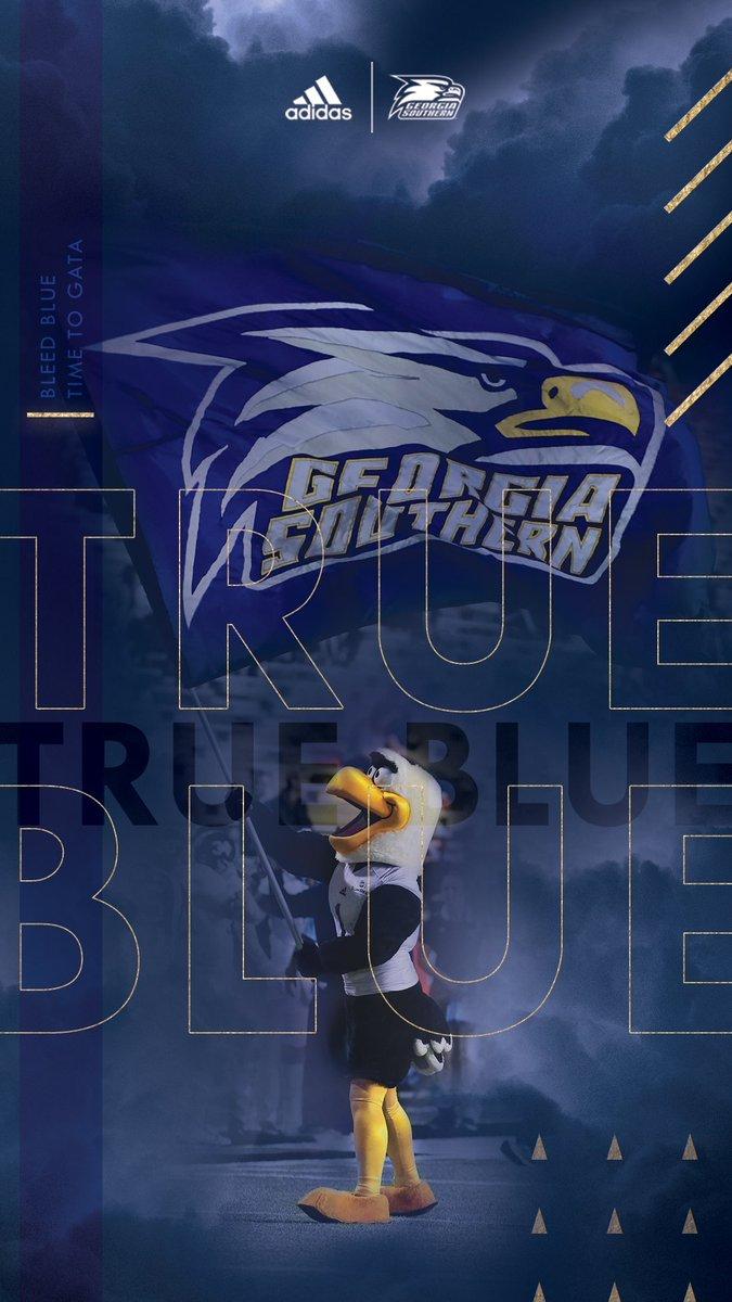 675x1200 Georgia Southern Football a reminder that tomorrow is #TrueBlueMonday. As has become the tradition under we encourage all GS students to wear BLUE for the first day of