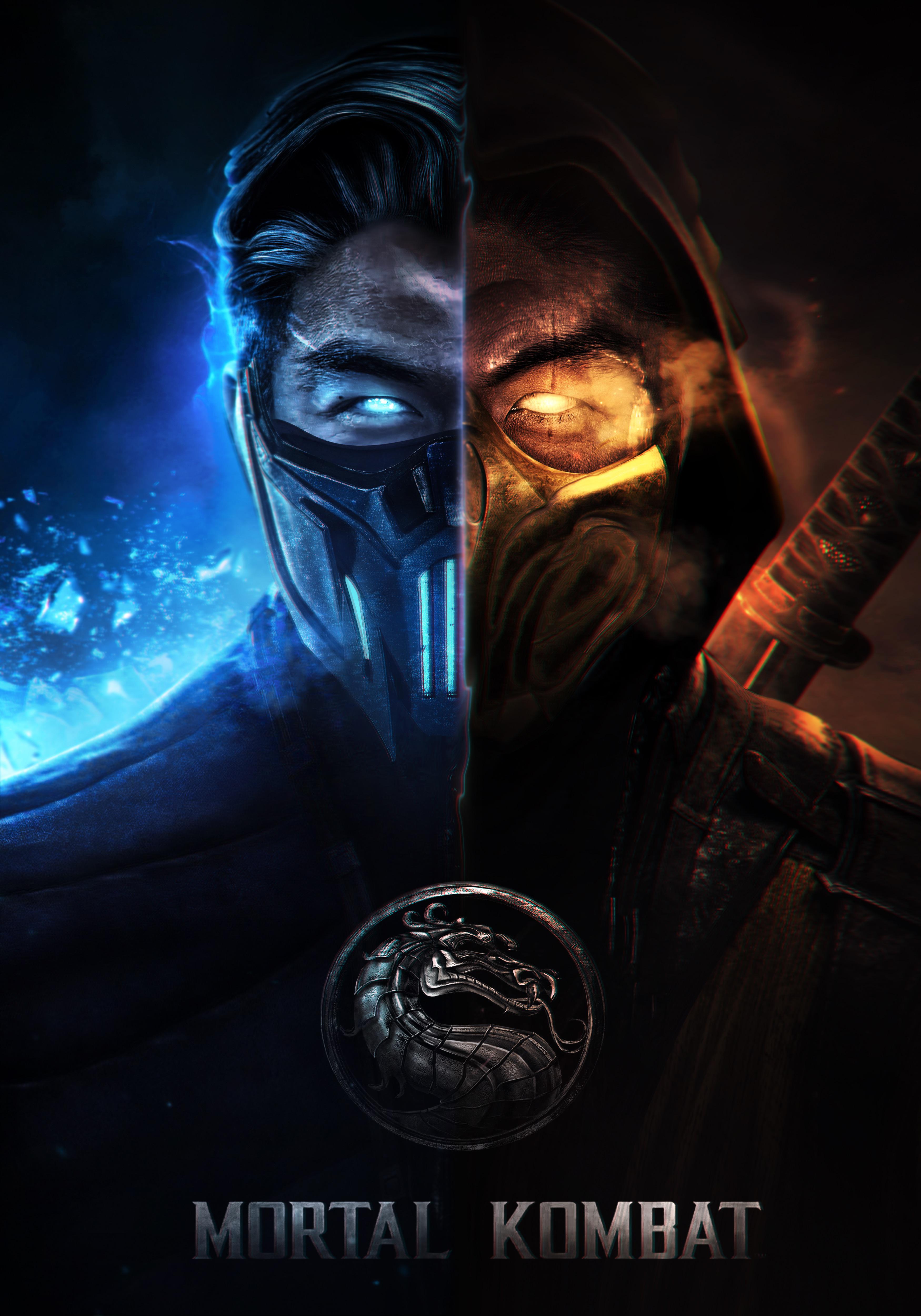 3500x5000 Mortal Kombat Wallpaper 4K, Sub Zero, Scorpion, Games