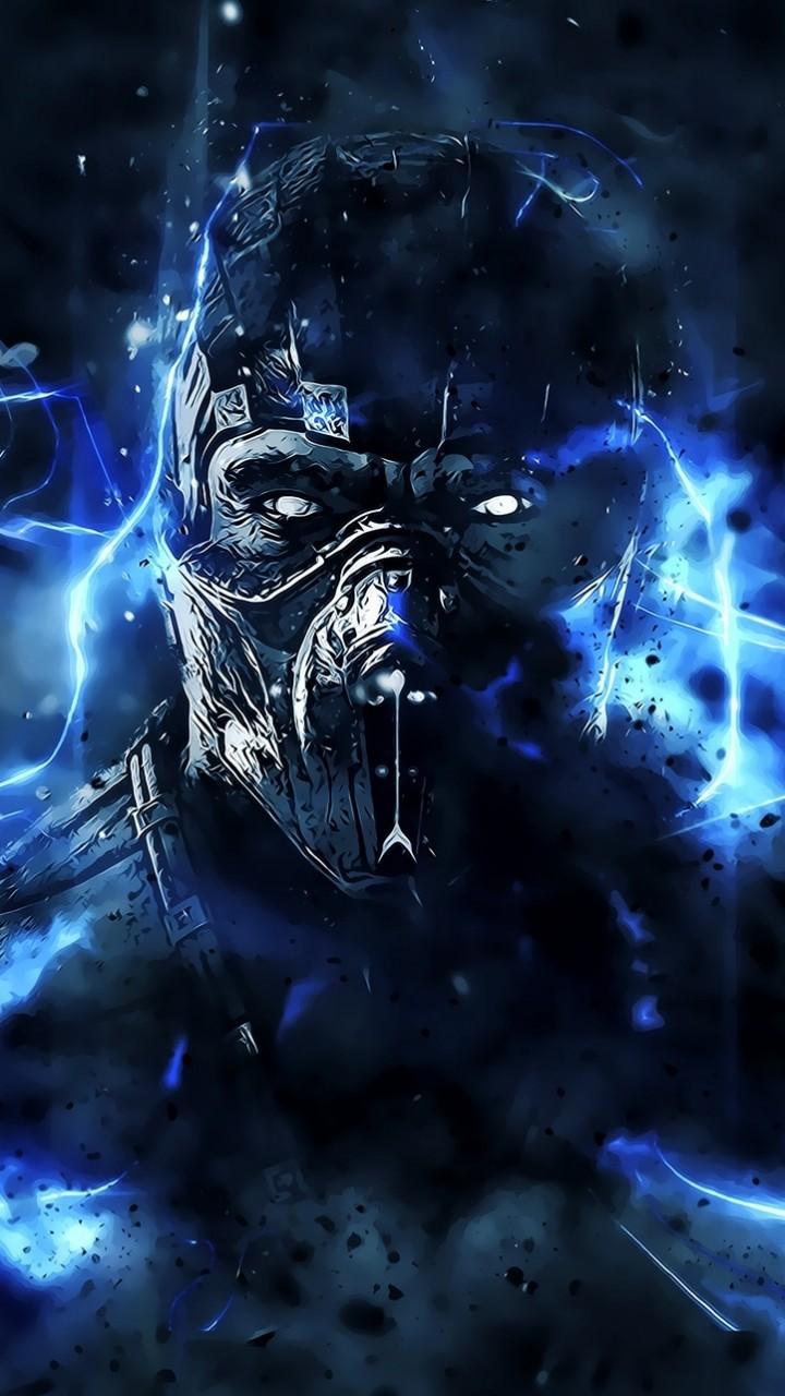 720x1280 Sub Zero, Mortal Kombat, Mask, Magic, Artwork
