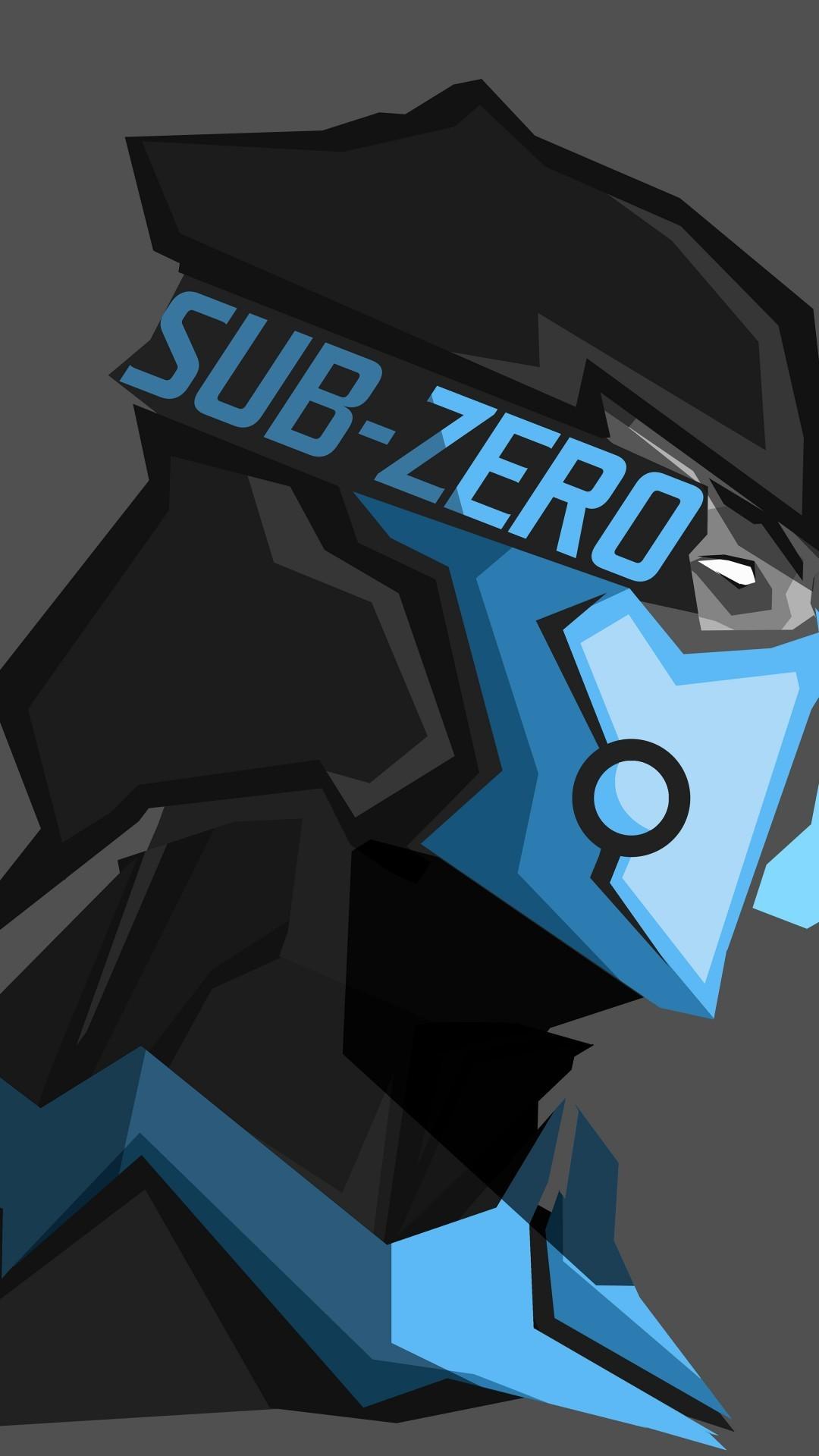 1080x1920 Sub Zero, Mortal Kombat, Artwork Kombat Sub Zero Wallpaper IPhone