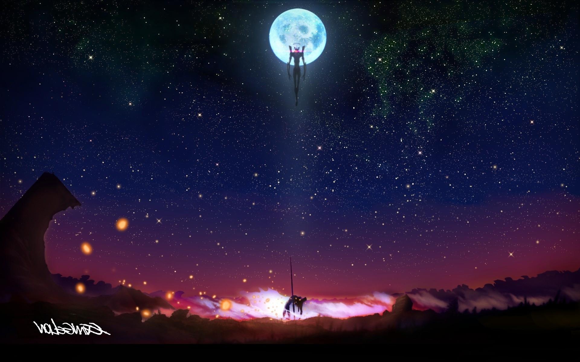 1920x1200 Fantasy Moon and Death Wallpaper HD / Desktop and Mobile Background