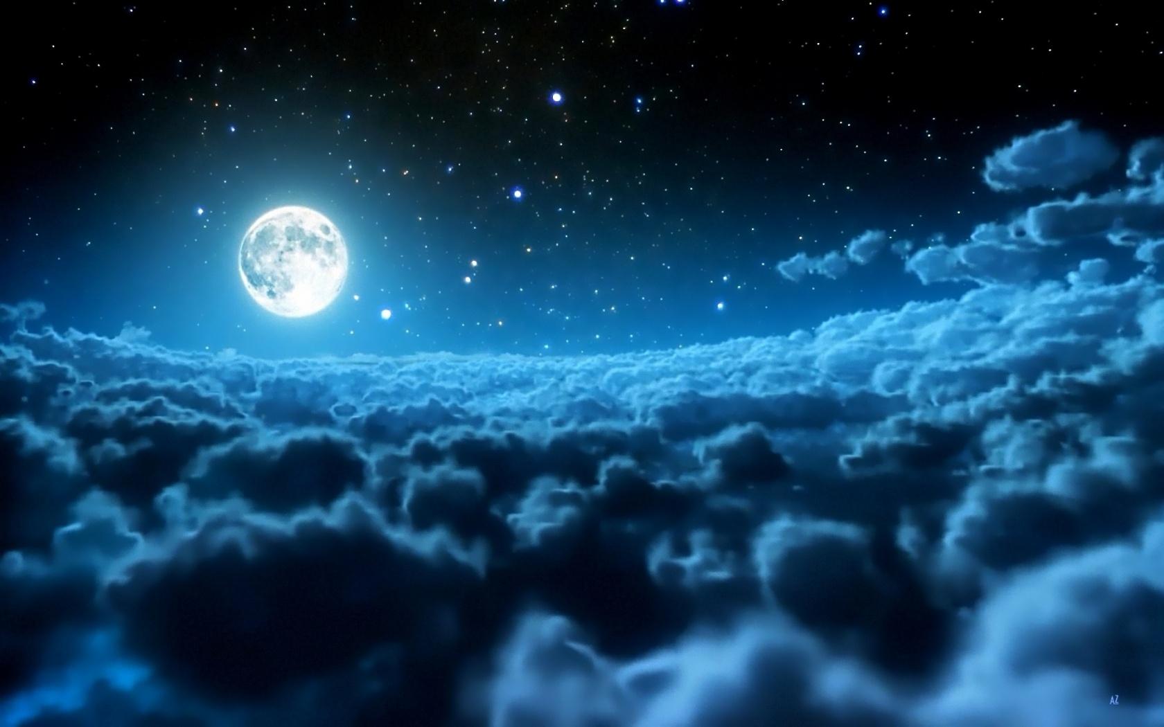 1680x1050 Fantasy Moon Wallpaper