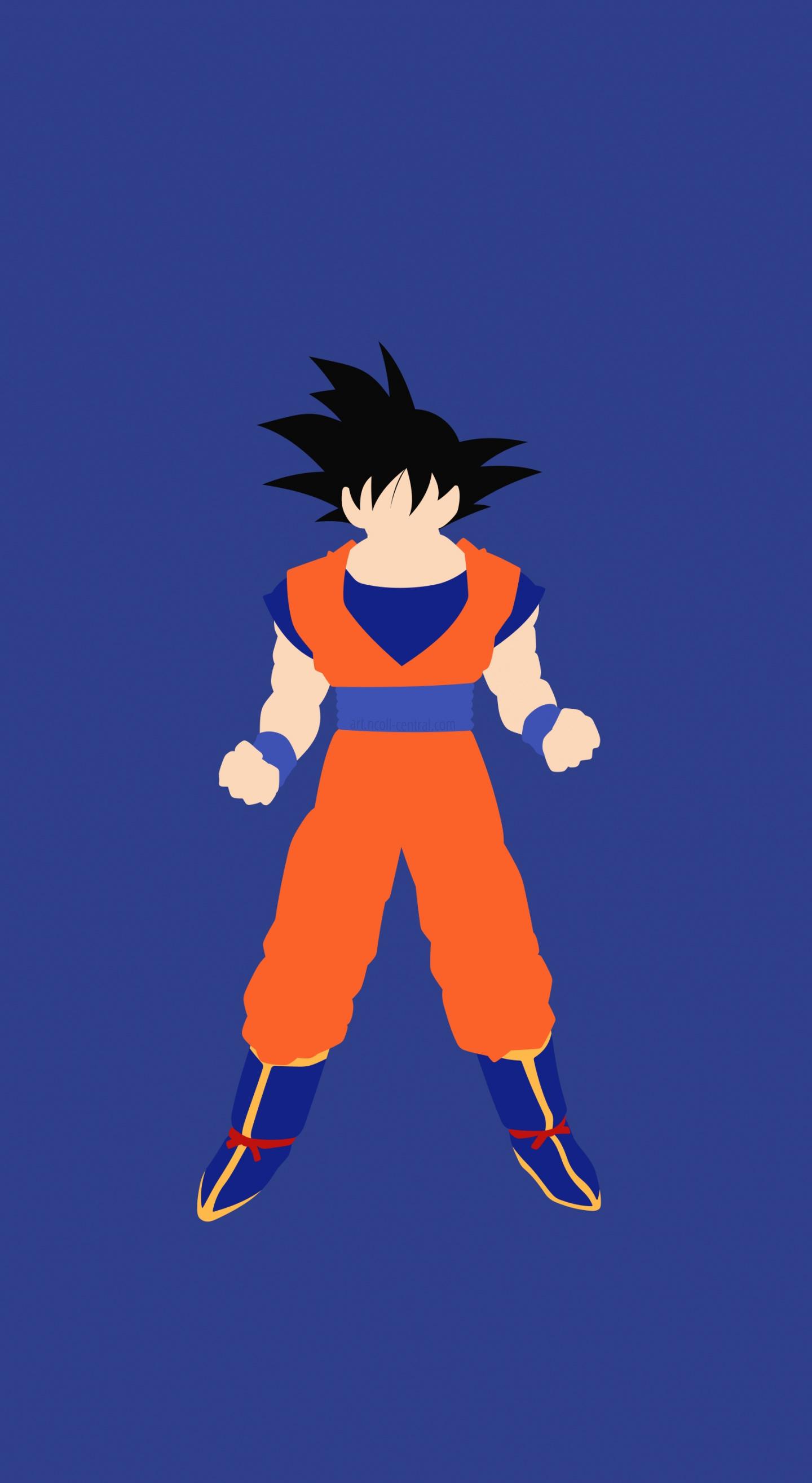 1440x2630 Download Minimal, anime boy, dragon ball, Goku wallpaper, 1440x Samsung Galaxy Note 8