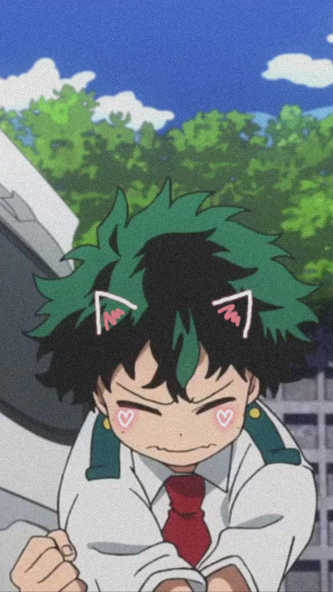 1080x1920 Deku Icon Wallpaper