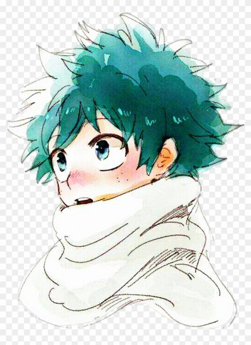 840x1152 Chibi Deku Wallpaper