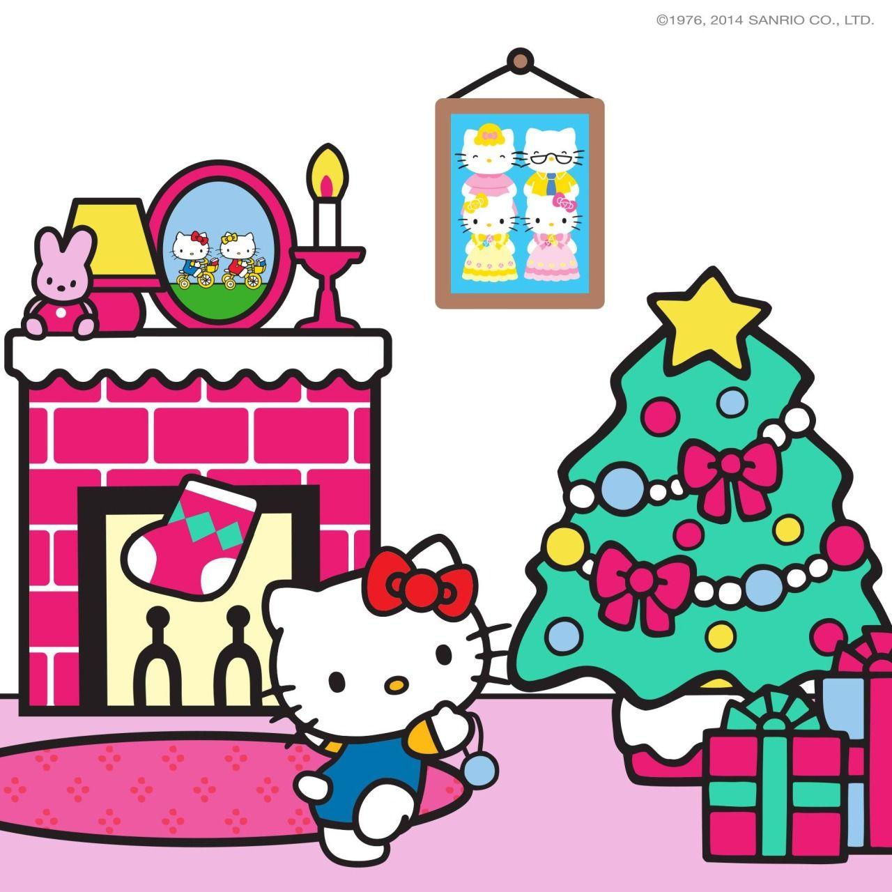 1280x1280 Hello Kitty's Christmas tree. Hello kitty wallpaper, Hello kitty christmas, Sanrio hello kitty