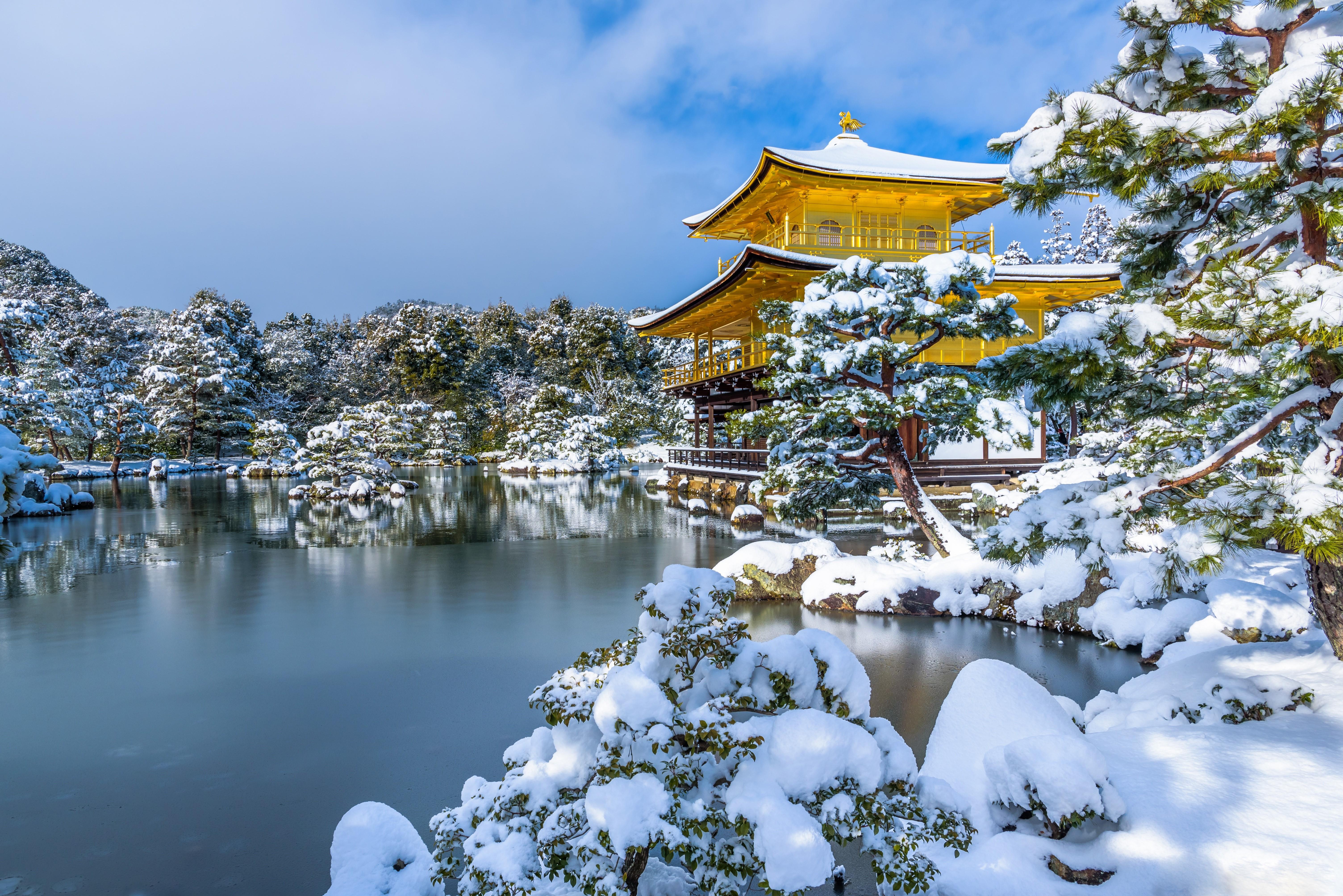 6016x4016 Kinkaku Ji HD Wallpaper, Background
