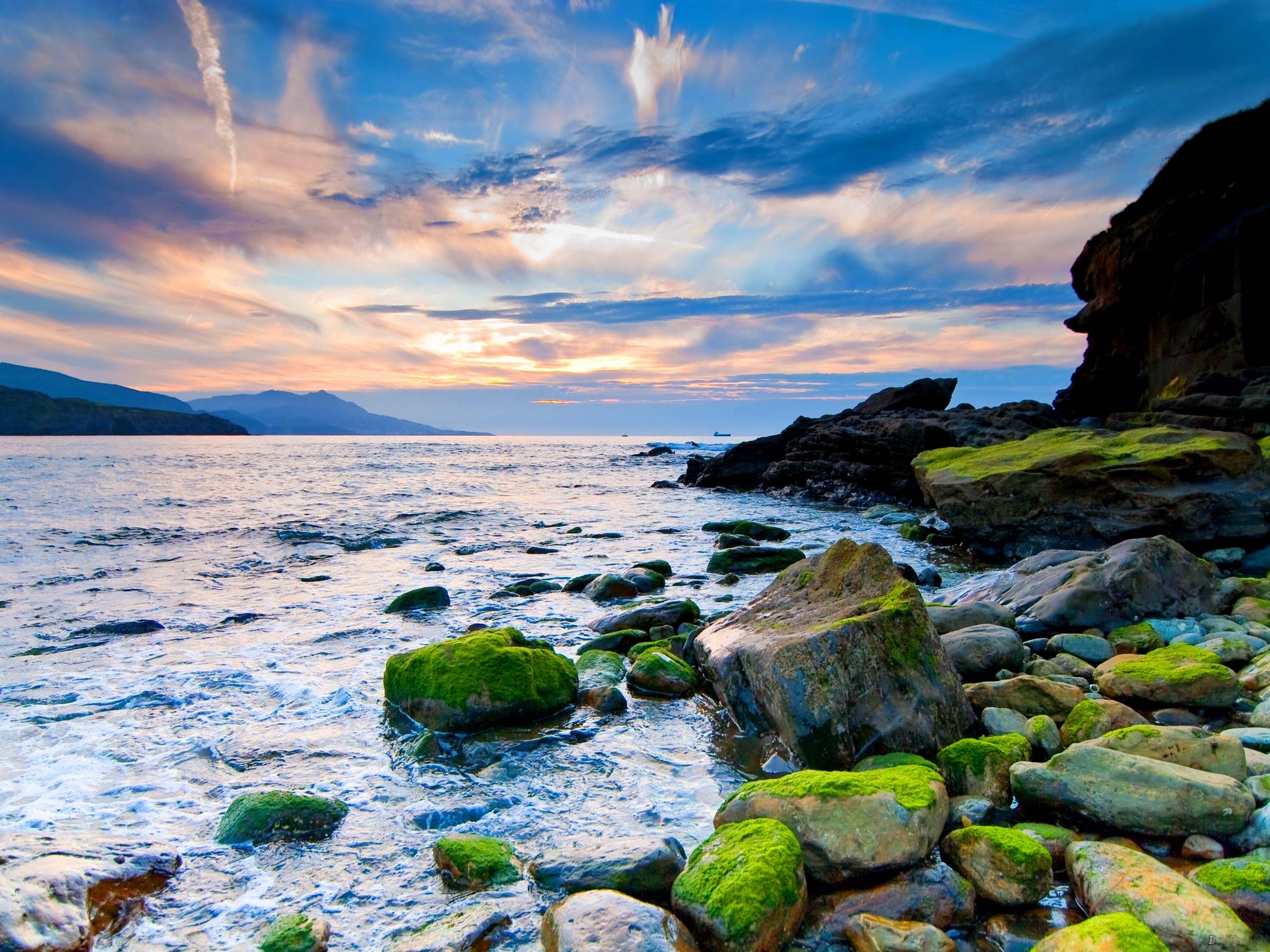 2400x1800 Seashore Wallpaper Full HD HD Wallpaper